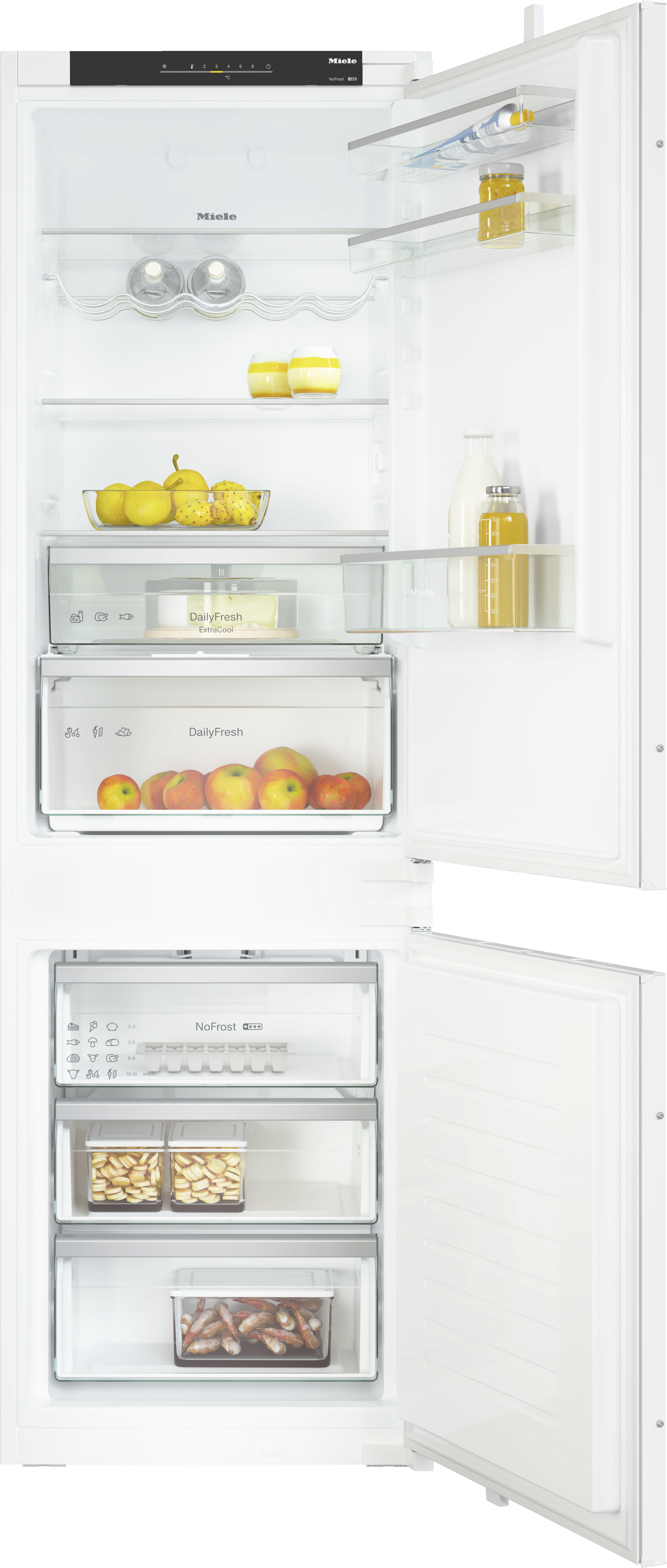 Refrigeration appliances - Built-in fridge-freezers - KDN 7713 E Active