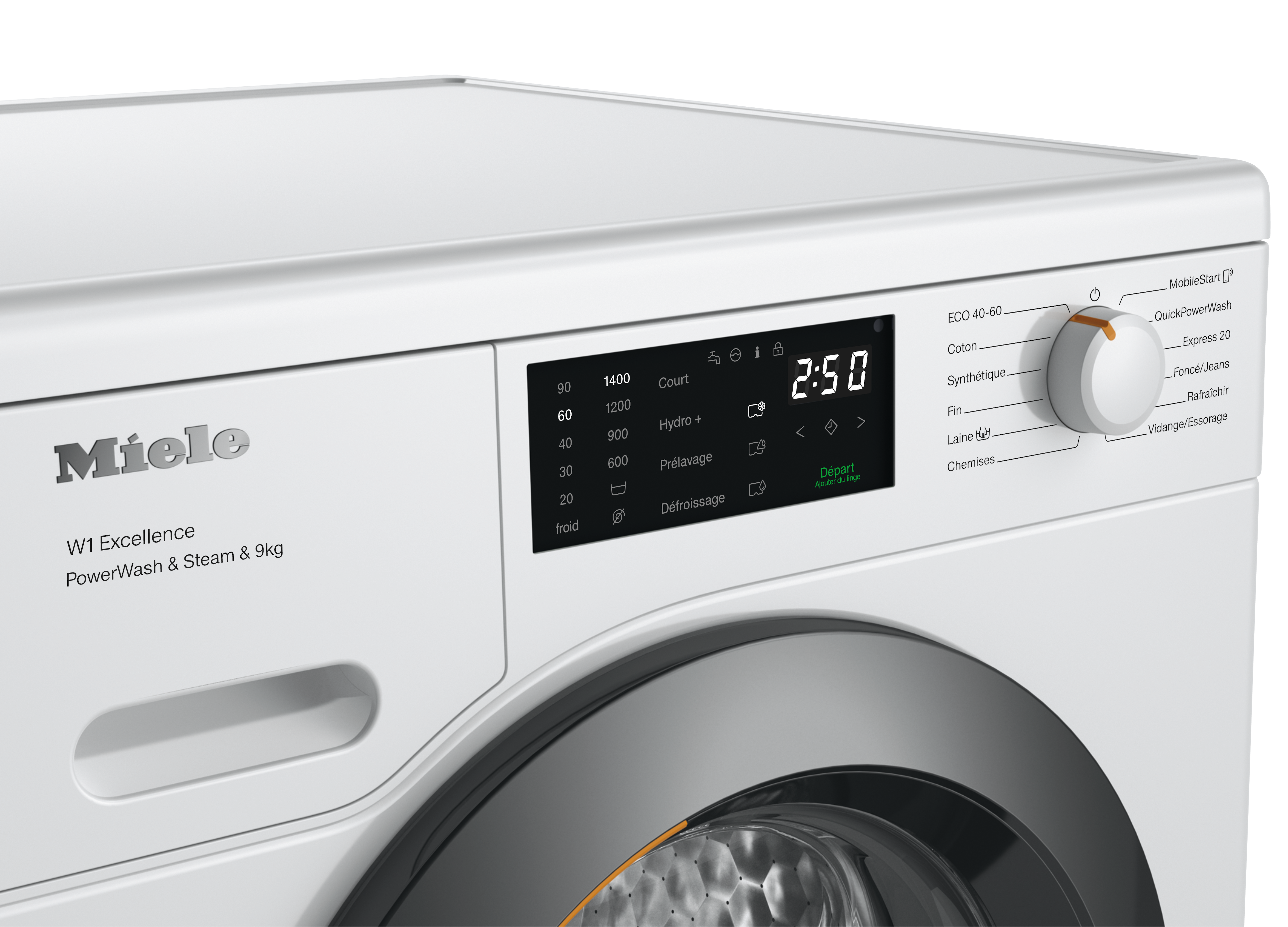 Miele - WED385 WCS PWash&Steam&9kg – Lave-linge - 4