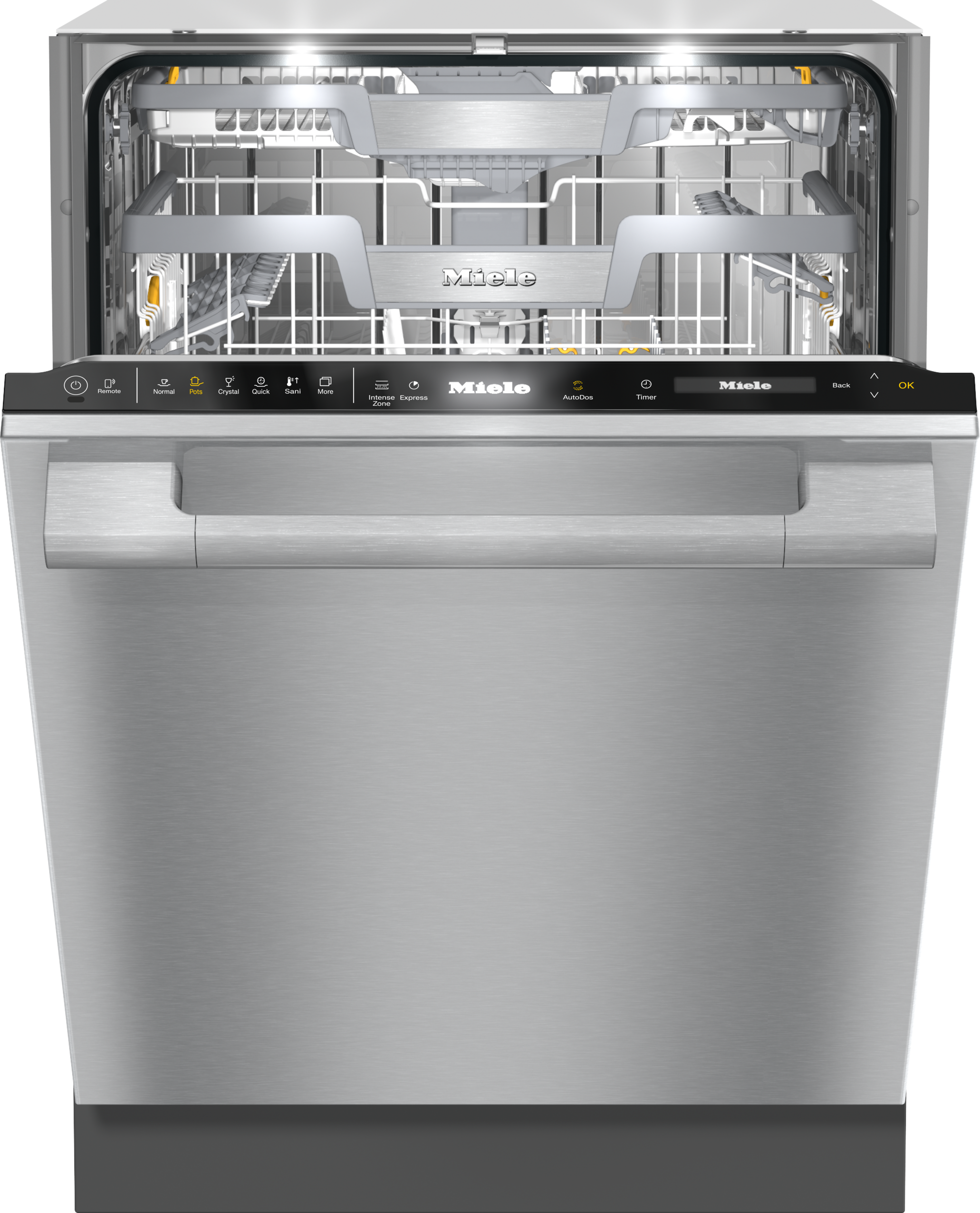 Miele - G 7566 SCVi XXL SF AutoDos Clean Touch Steel/Obsidian Black - 1