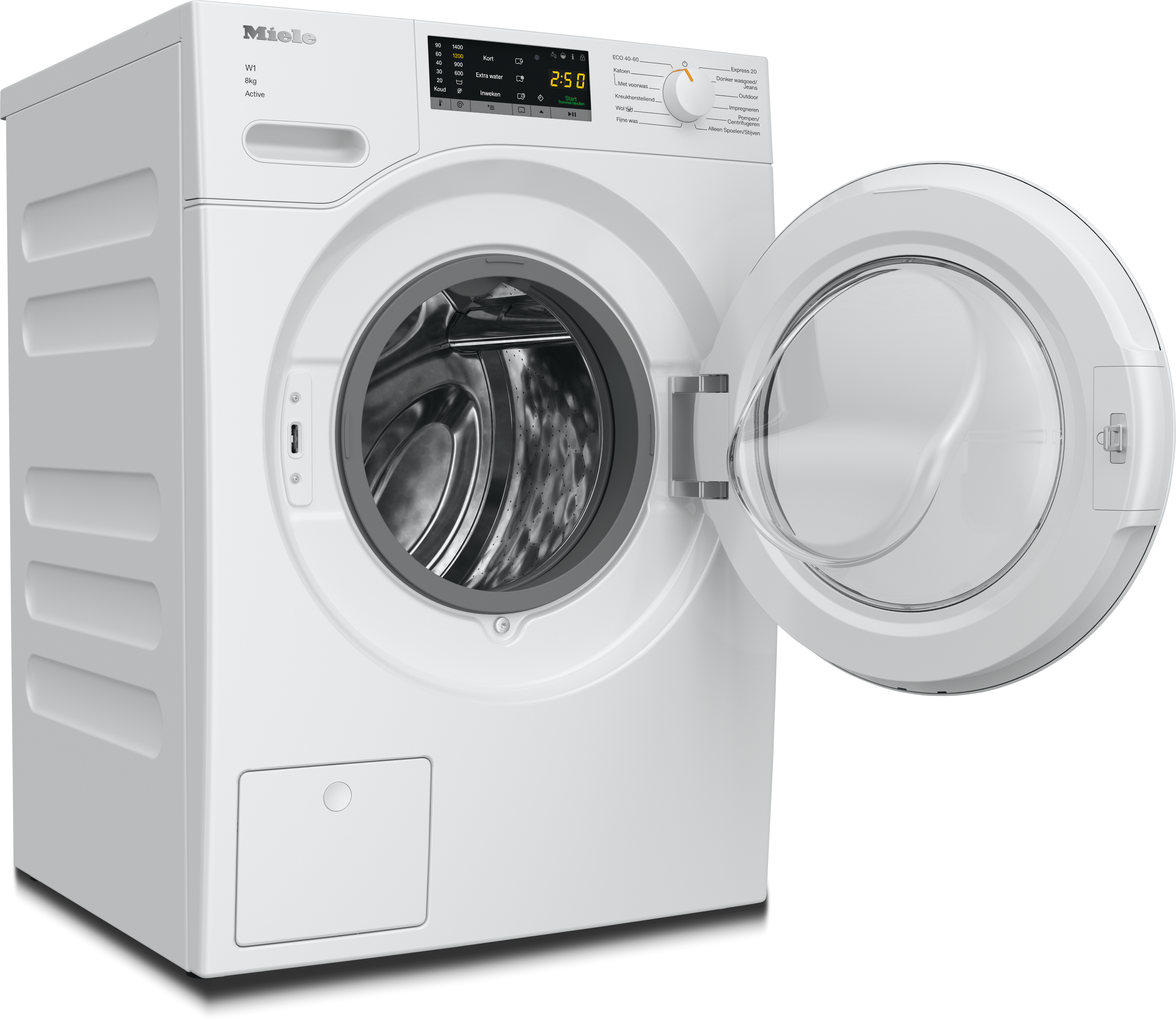 Miele - WWA120 WCS 8kg Active Lotuswit – Wasmachines - 2 Miele - WWA120 WCS 8kg Active Lotuswit – Wasmachines - 2