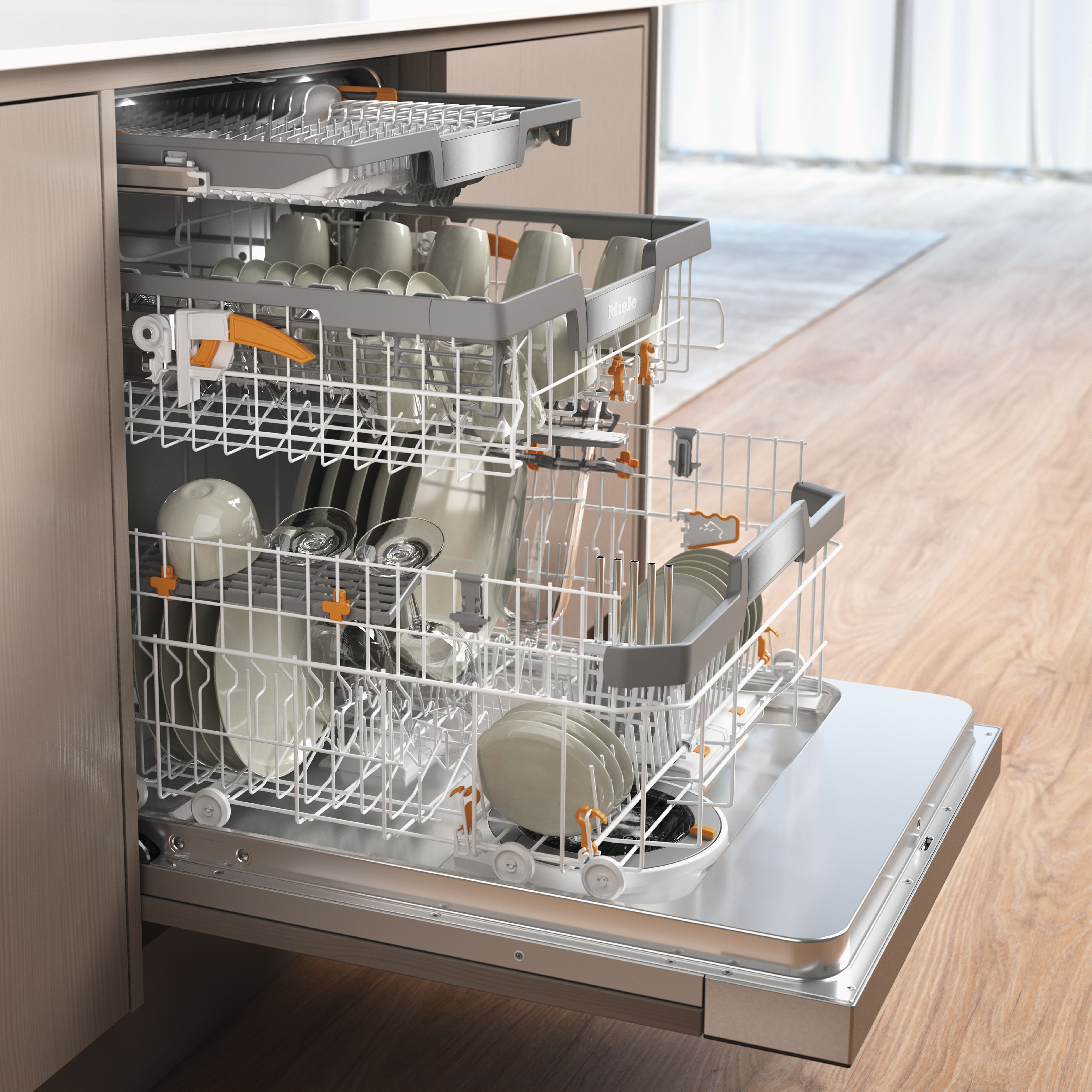 Miele - G 7710 SCi AutoDos Negru obsidian – Mașini de spălat vase - 3