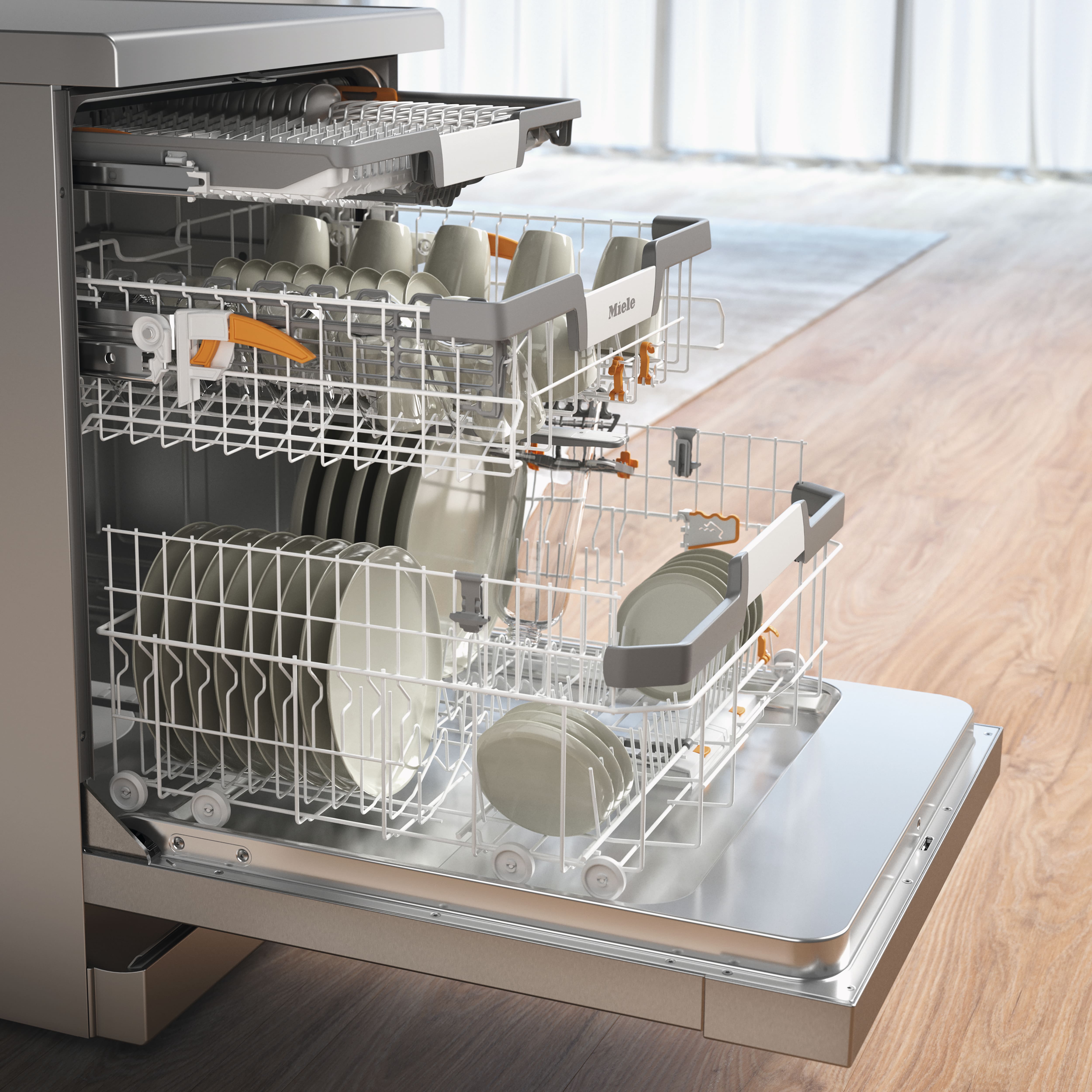 Miele - G 7210 SC Front Façade CleanSteel Inox antitrace - 4 Miele - G 7210 SC Front Façade CleanSteel Inox antitrace - 4