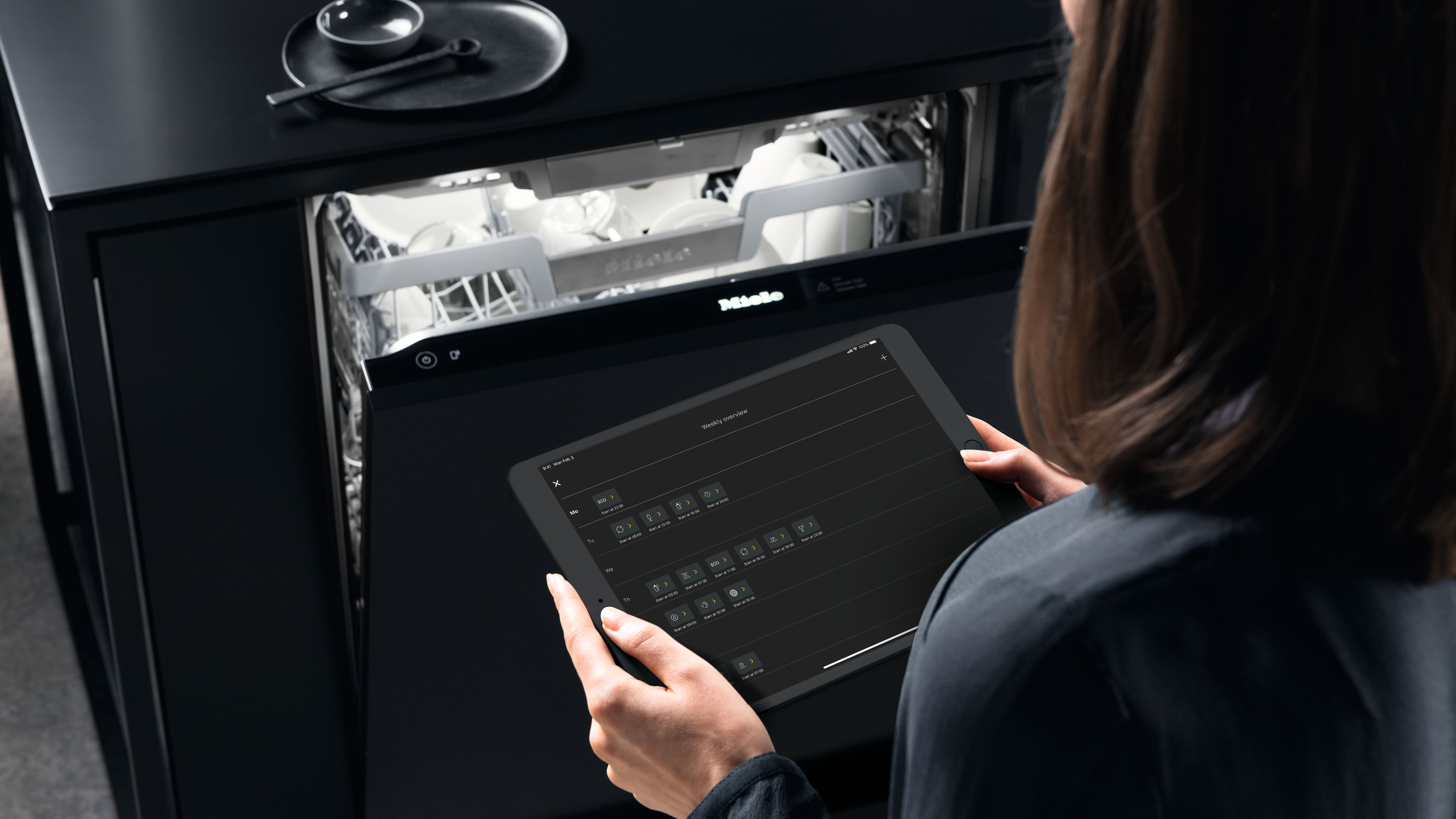 Clean-up is effortless with automated dishwashing Clean-up is effortless with automated dishwashing