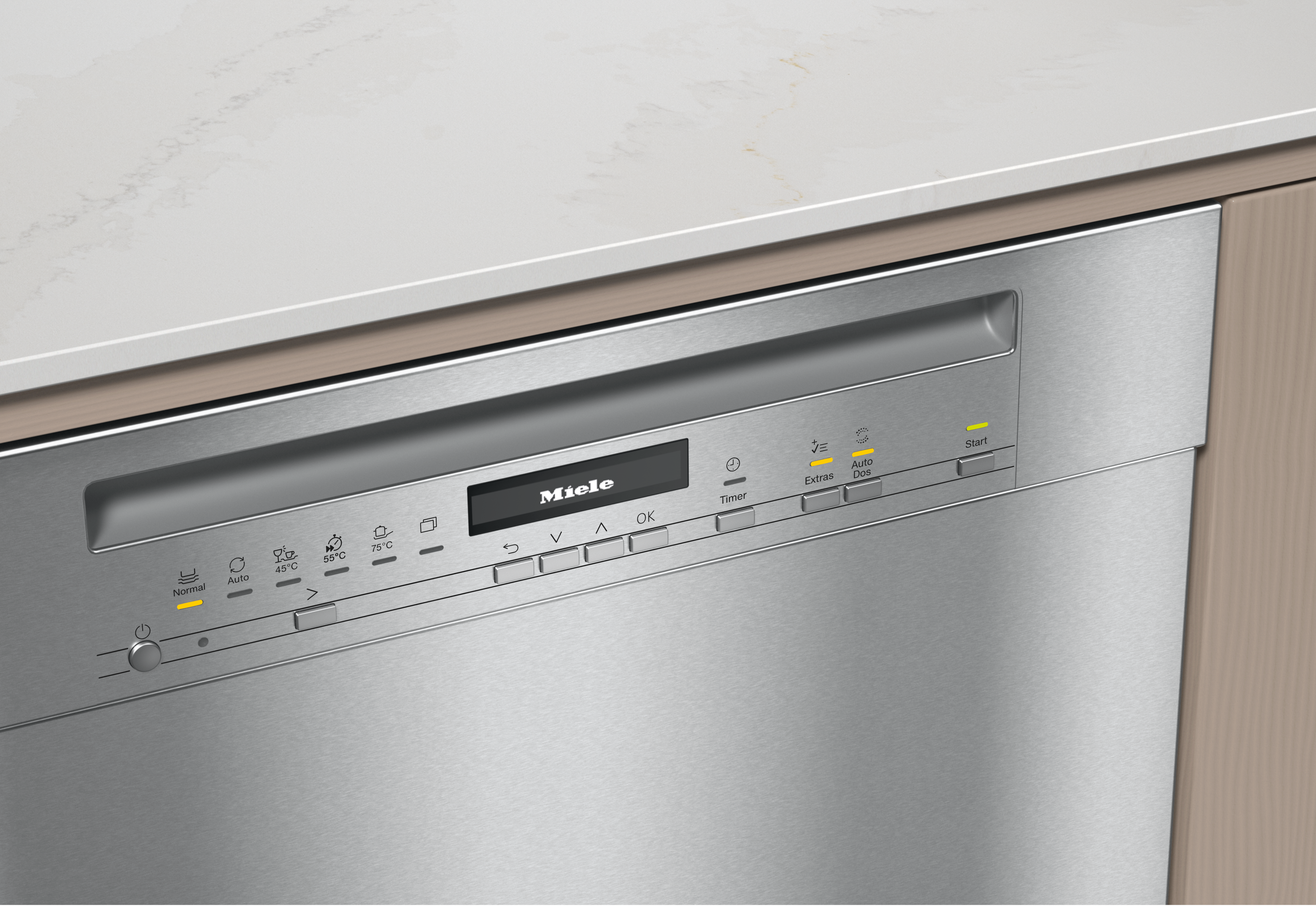 Miele - G 7130 C SCU AutoDos 스테인리스 스틸/클린스틸 – 모든 식기세척기 - 2