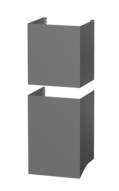 DADC 7000 Graphite grey chimney section&nbsp;