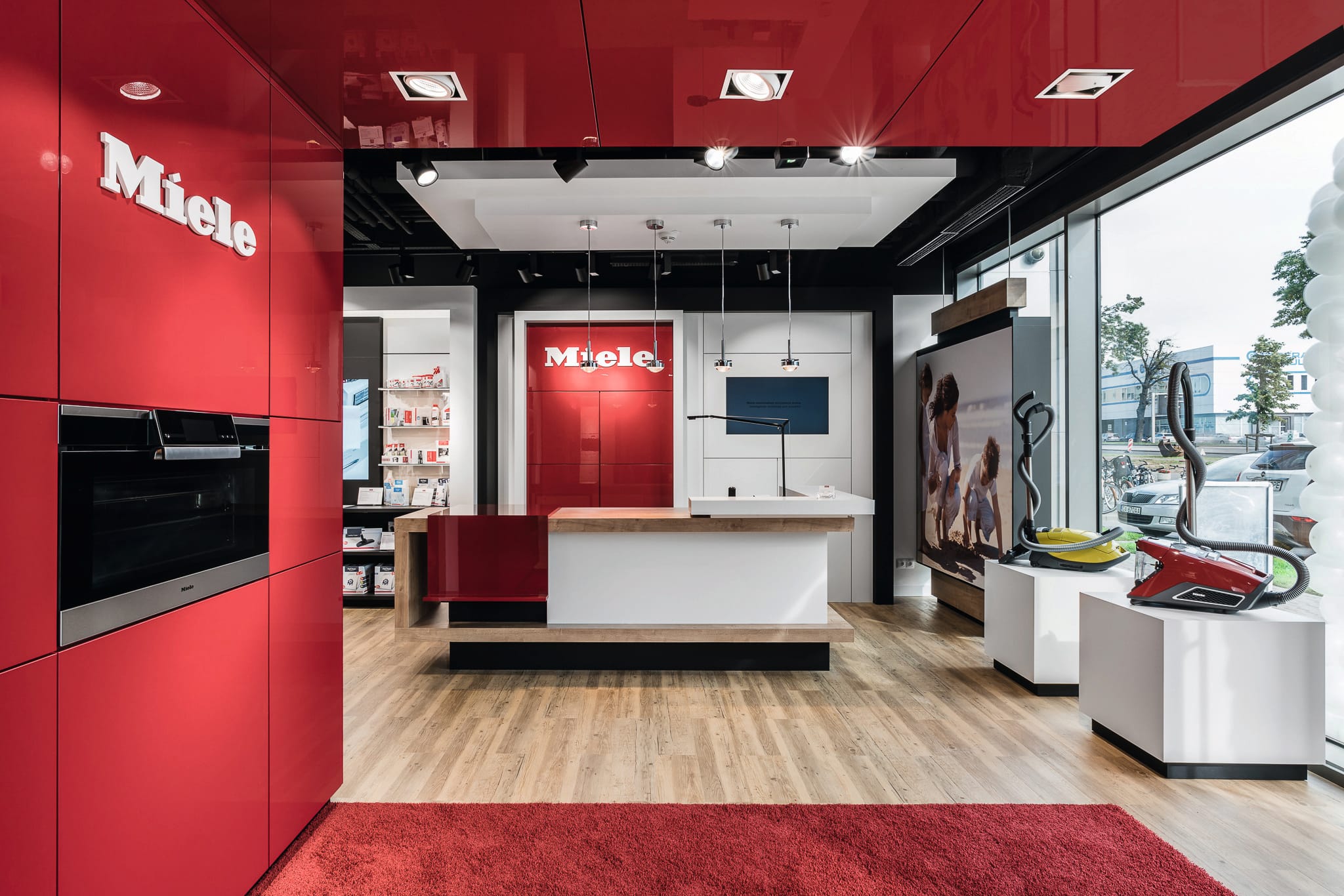 Wejście w salonie Miele Experience Center