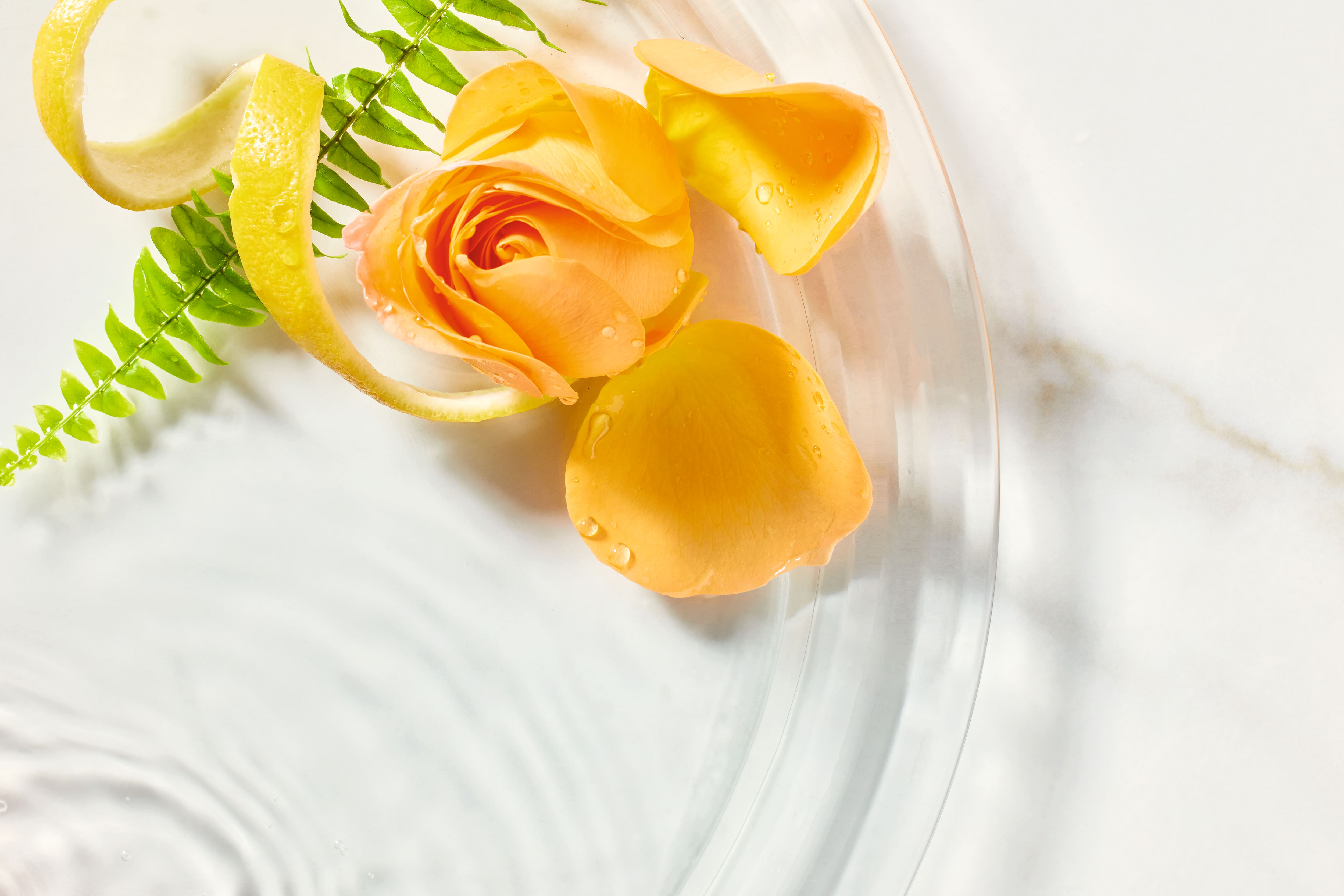 Composizione di fragranze di rose