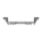 Gray plastic mounting bracket with angled ends, designed to hold or clip a component in place