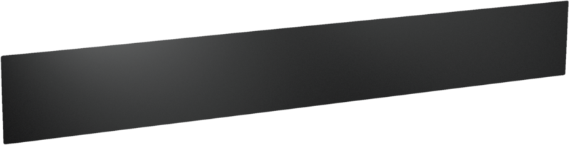 Plinth panel, black