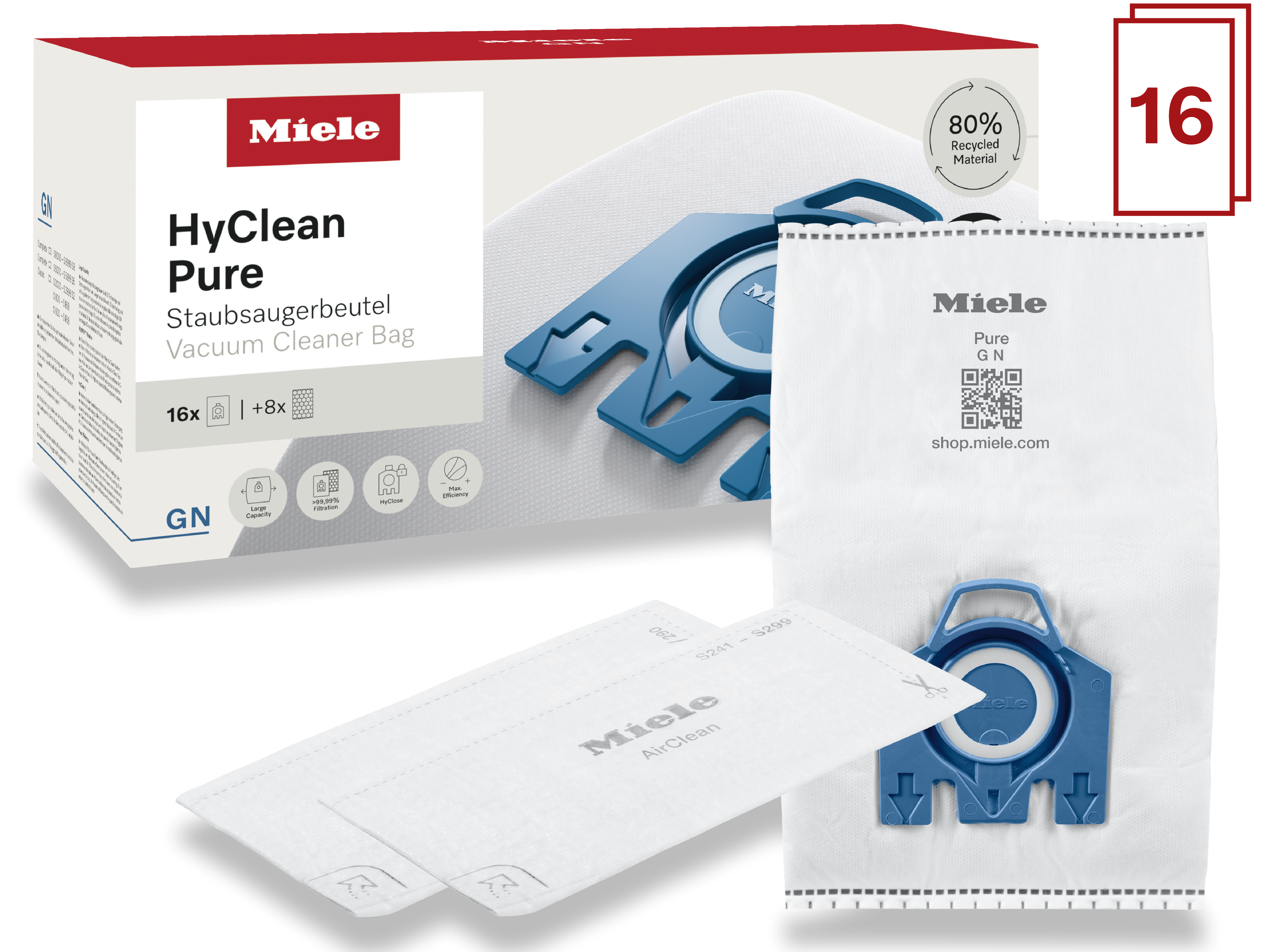 Miele - GN XXL HyClean Pure – Porszívótartozékok - 2