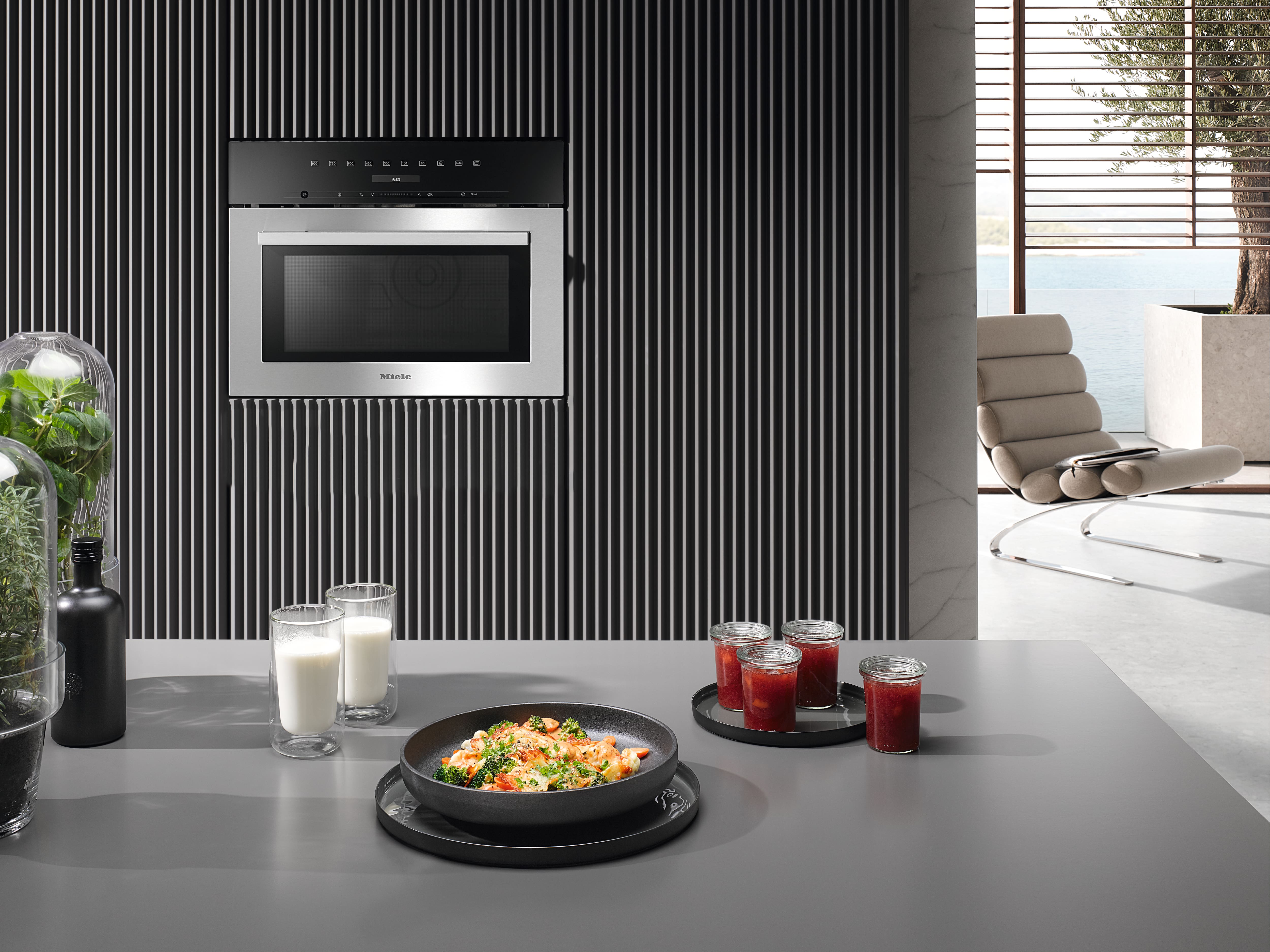 Miele - M 7140 TC Stainless steel/Clean Steel – Microwave ovens - 3