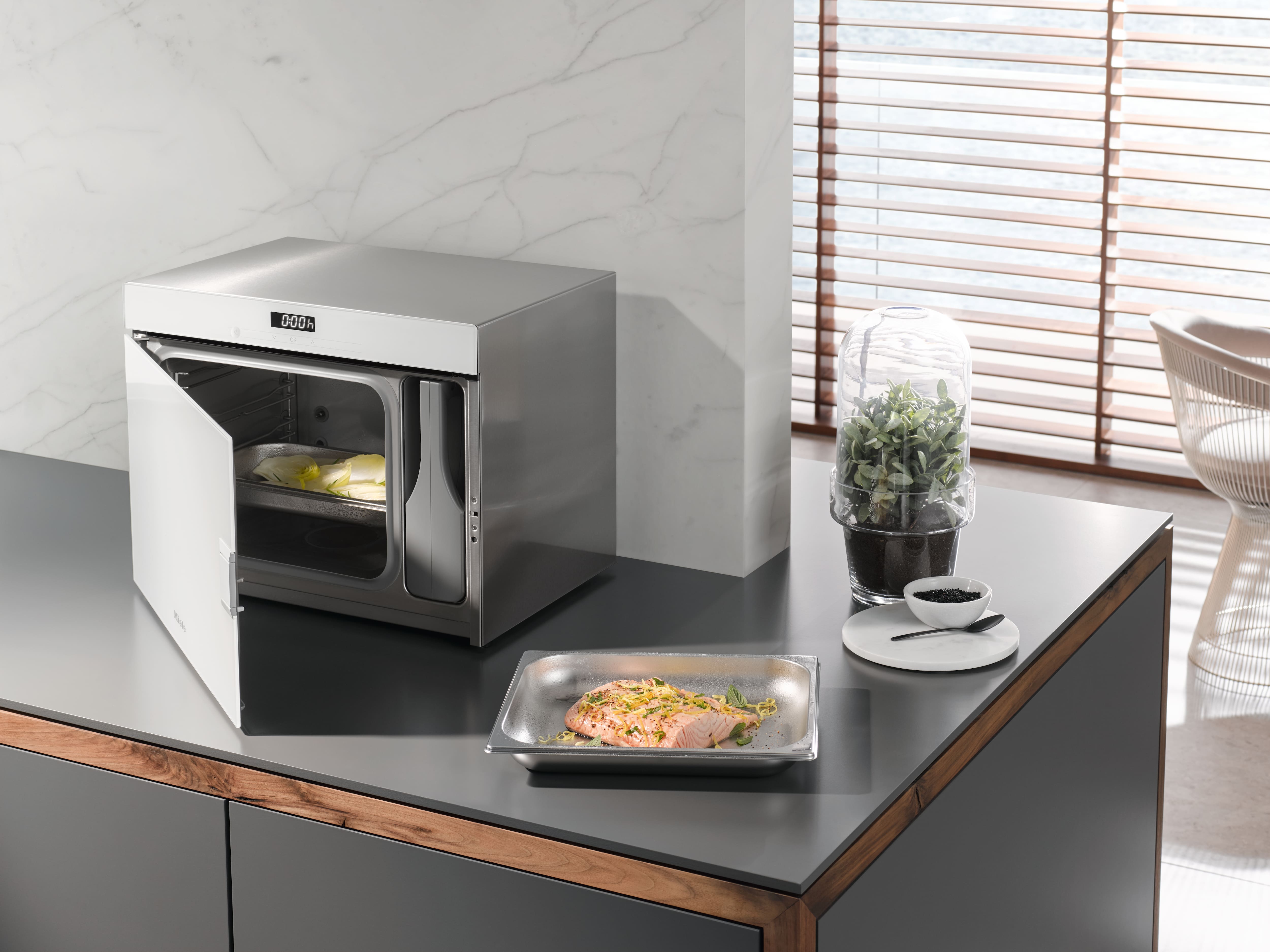 Miele - DG 6001 Brilliant white – Countertop steam oven - 3 Miele - DG 6001 Brilliant white – Countertop steam oven - 3