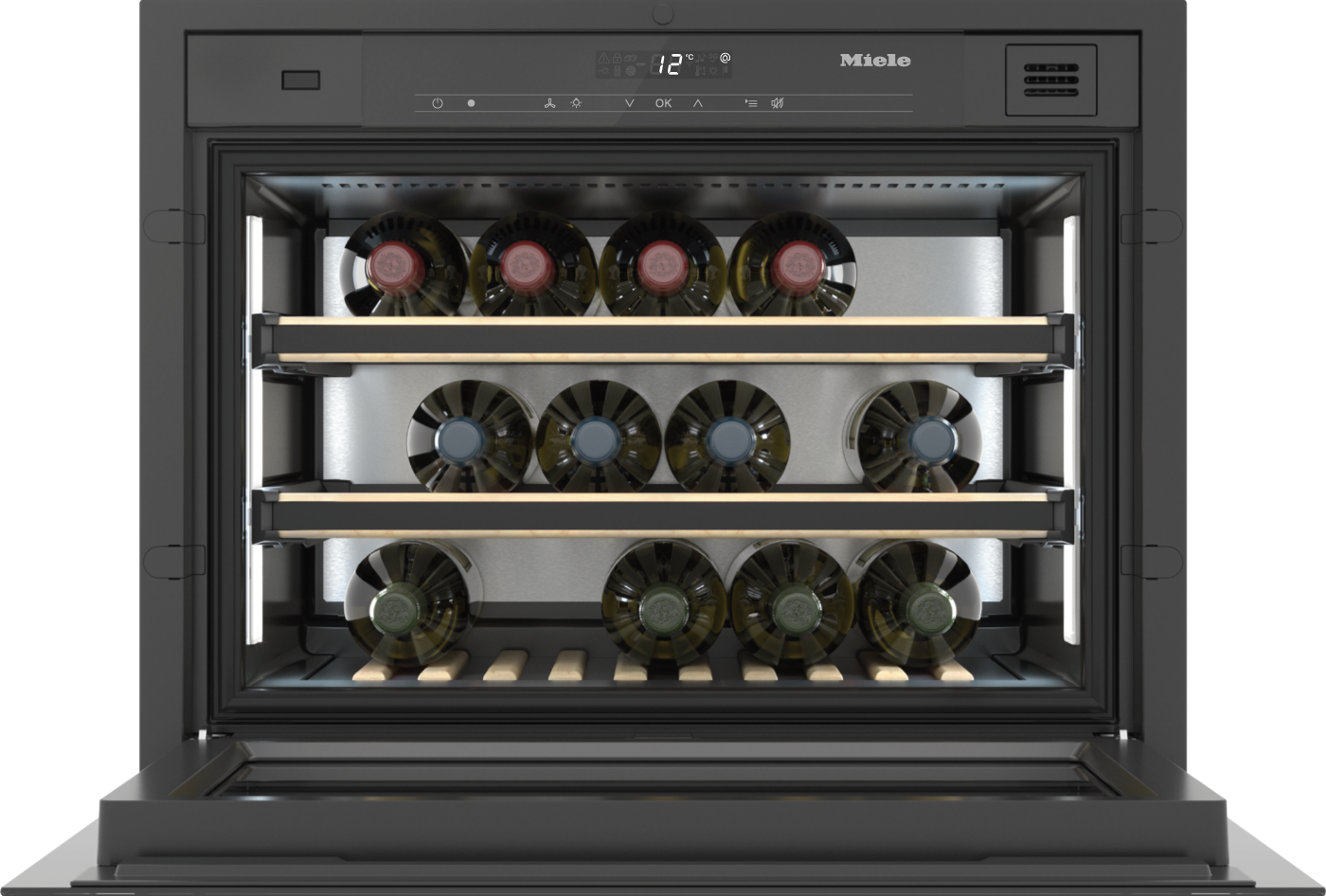 Miele - KWT 7112 iG Graphitgrau Glas – Weinschränke - 2 Miele - KWT 7112 iG Graphitgrau Glas – Weinschränke - 2