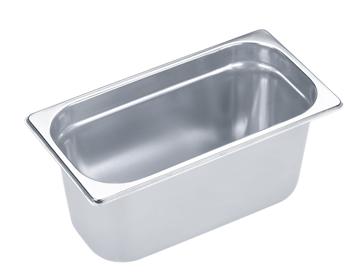 DGG 9 Unperforated steam cooking container product photo Front View ZOOM