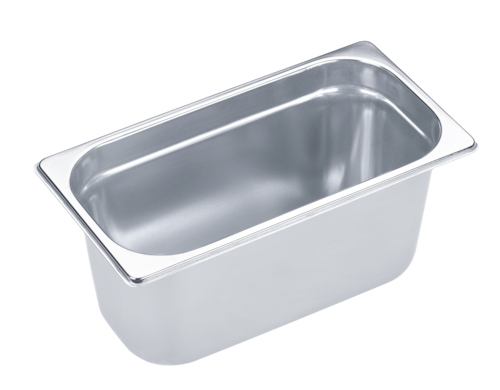 DGG 9 Unperforated steam cooking container product photo Front View L