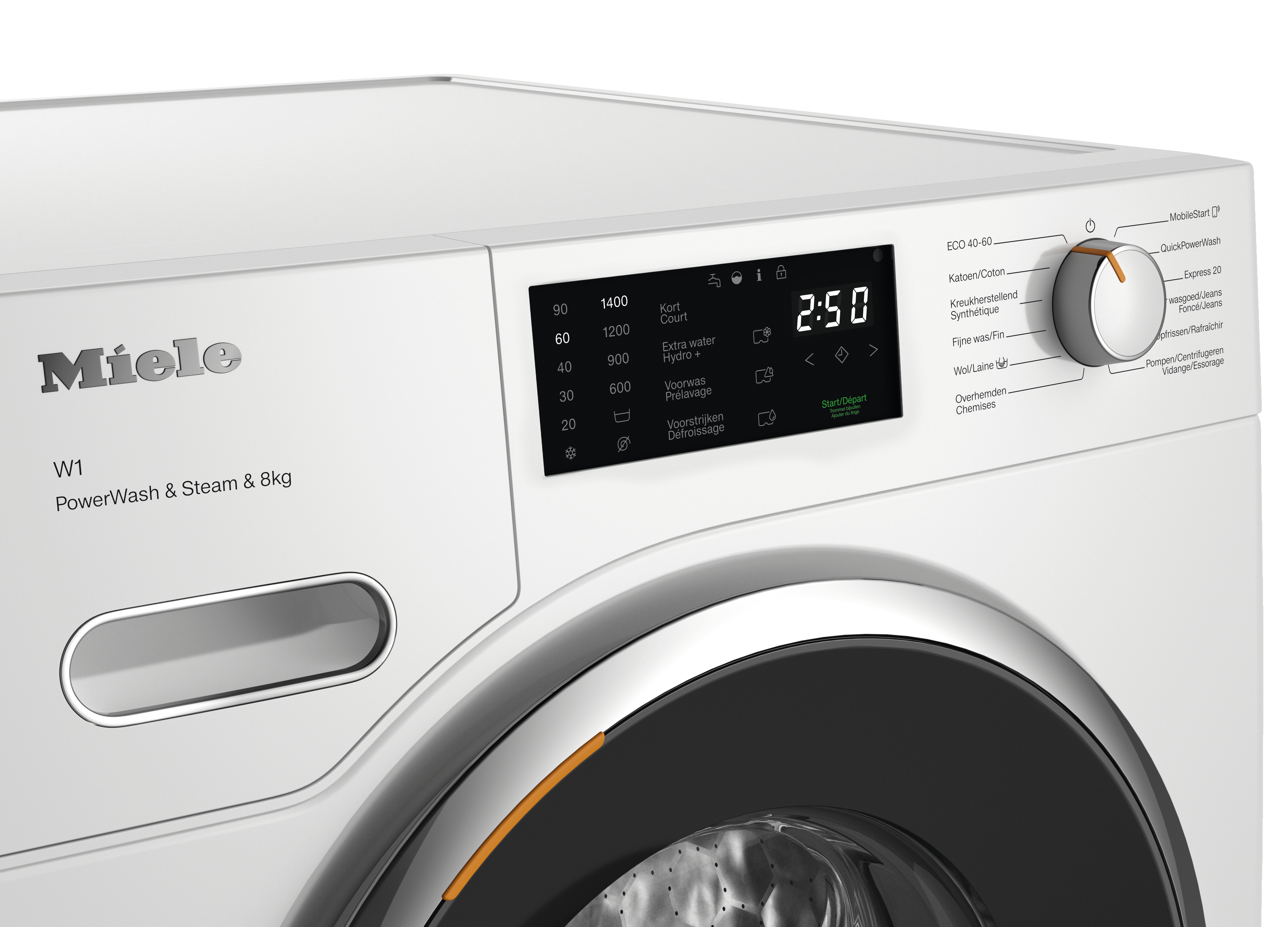 Miele - WWE380 WCS PWash&Steam&8kg – Lave-linge - 4 Miele - WWE380 WCS PWash&Steam&8kg – Lave-linge - 4