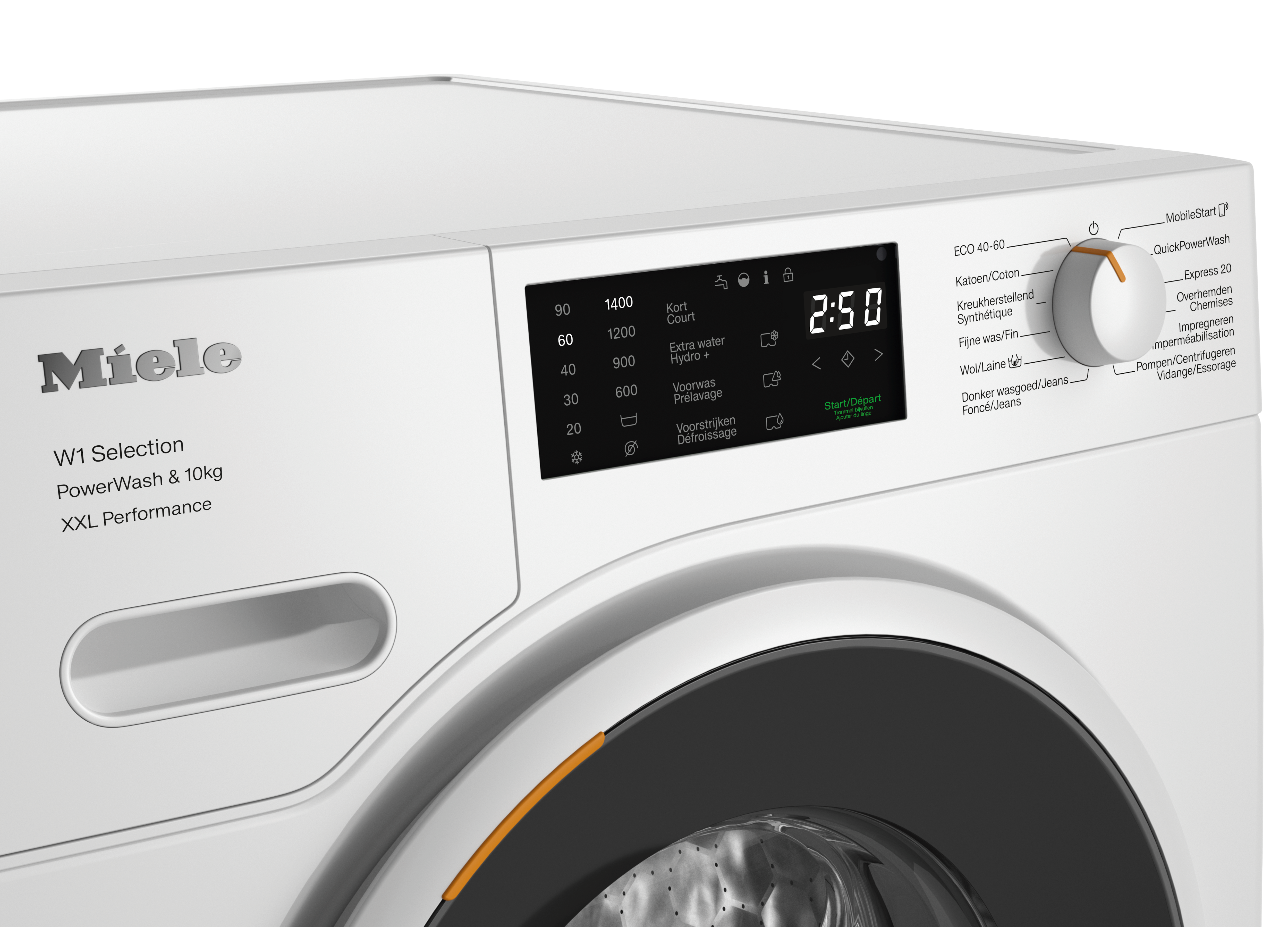 Miele - WSK363 WCS PWash&10kg Blanc lotus – Lave-linge - 3