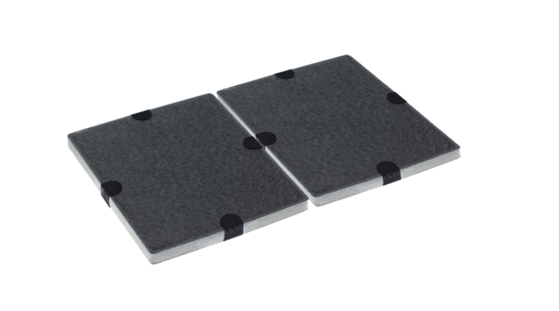 Odour filter with active charcoal