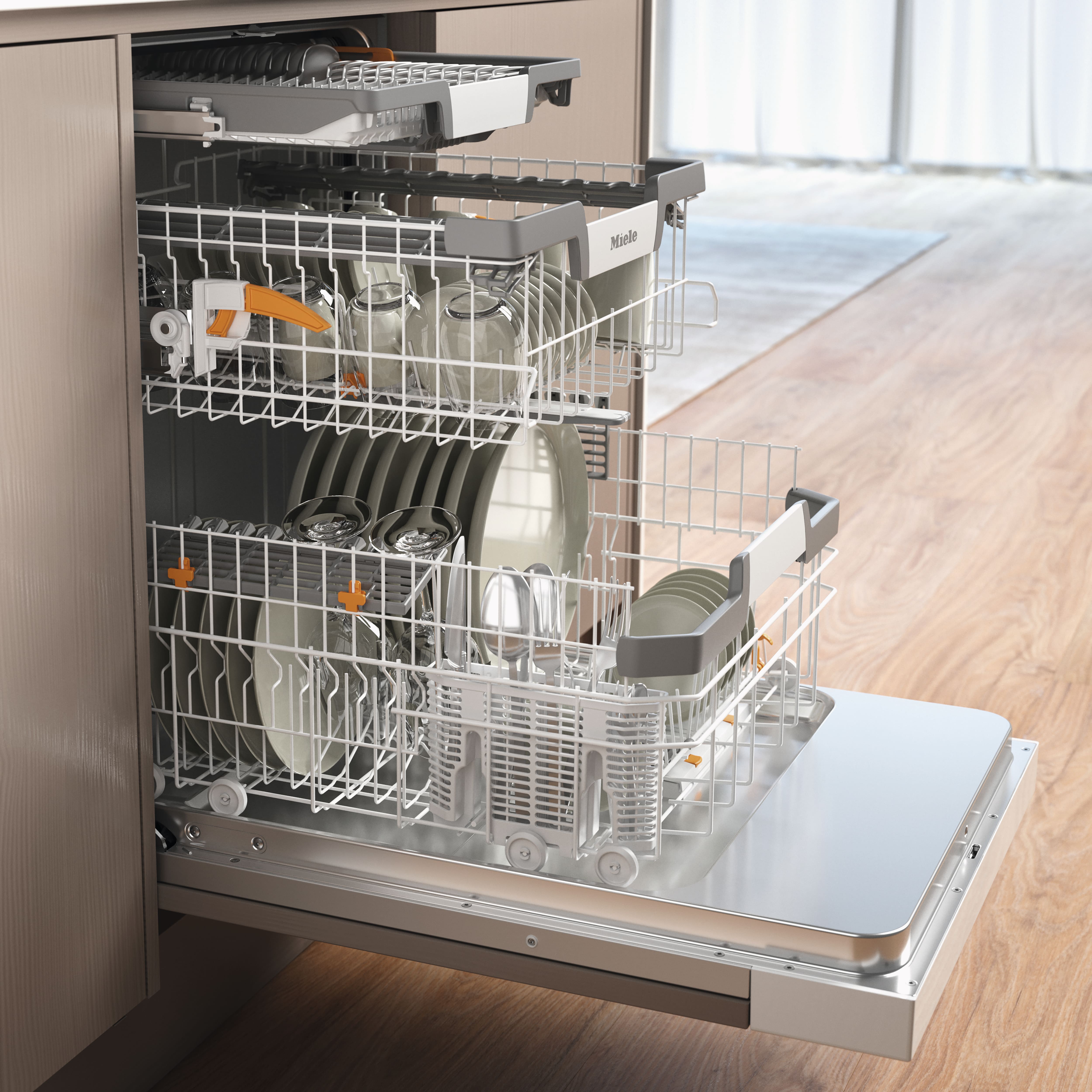 Miele - G 3725-55 SCi Brillantweiss – Geschirrspüler - 3