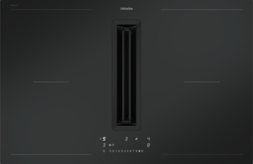 KMDA 7876-1 FL MattFinish - Induction hob with integrated vapour extraction  Factual image