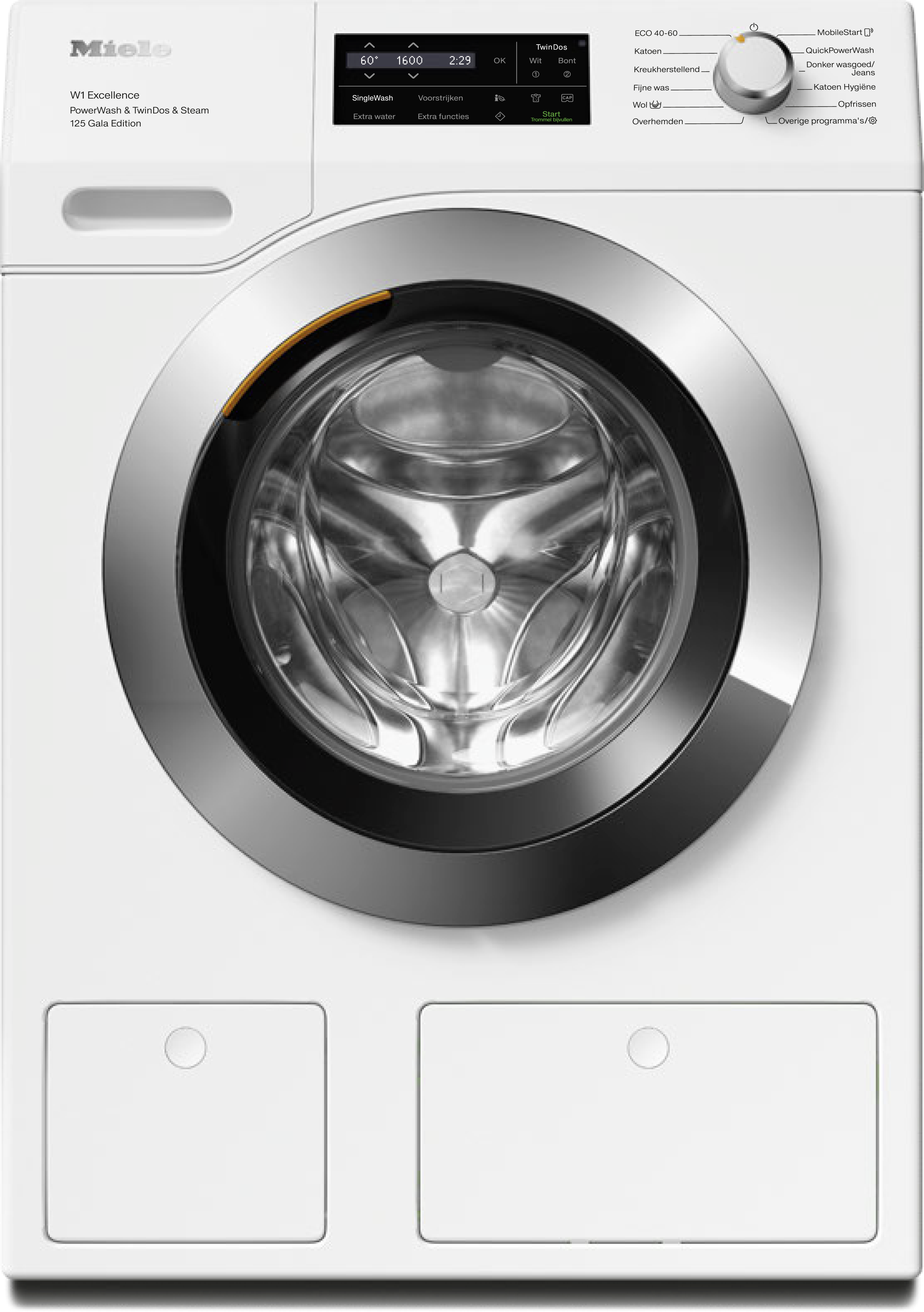 Miele - WEI895 WPS 125 Gala Edition Lotuswit – Wasmachines - 1 Miele - WEI895 WPS 125 Gala Edition Lotuswit – Wasmachines - 1