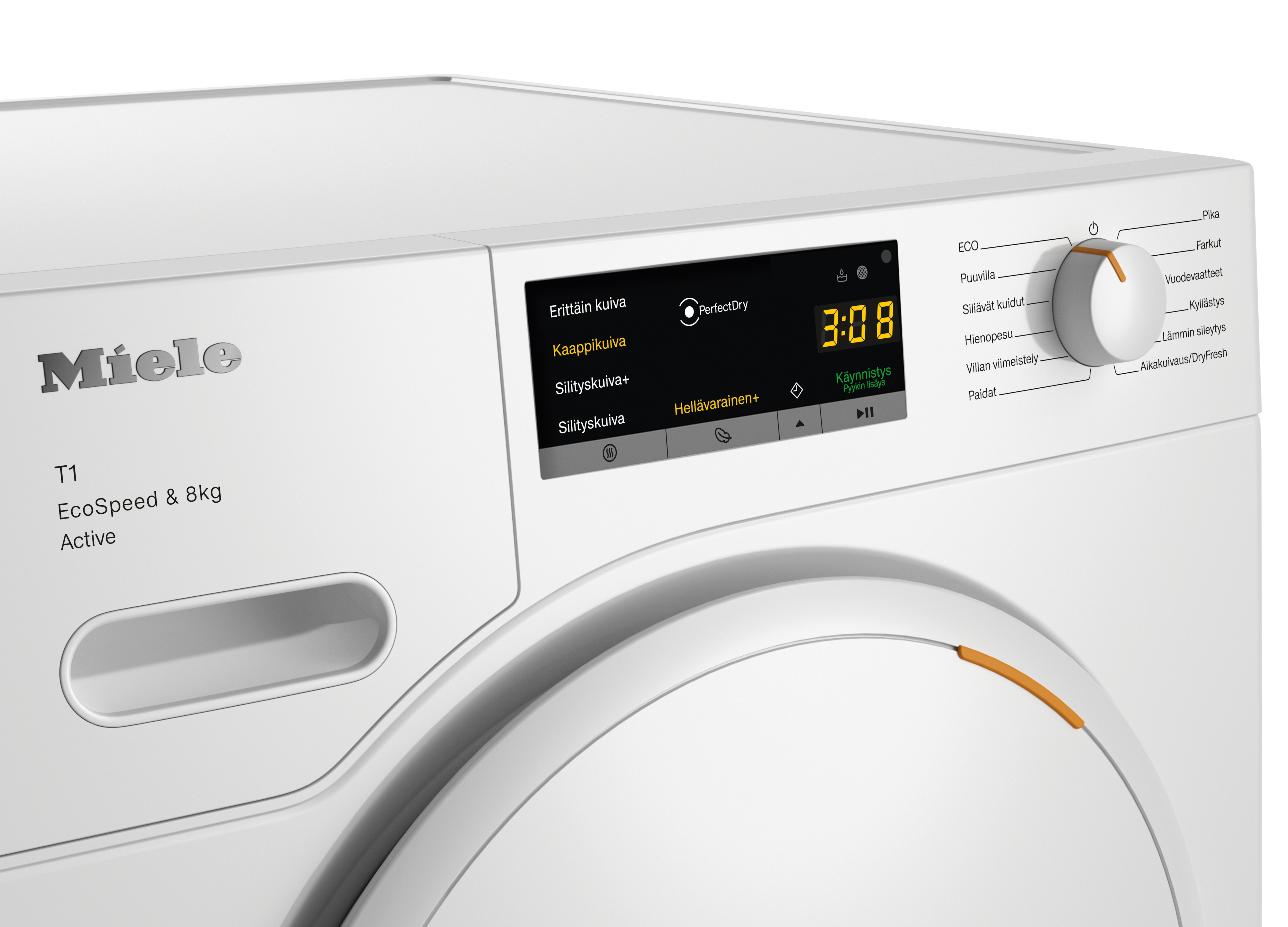 Miele - TWA520WP 8kg Active – Kuivausrummut - 3 Miele - TWA520WP 8kg Active – Kuivausrummut - 3