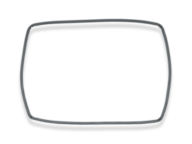 Miele Oven Seal - Spare Part 06432220 product photo