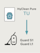 TU Allergy XL HyClean Pure product photo Laydowns Back View S