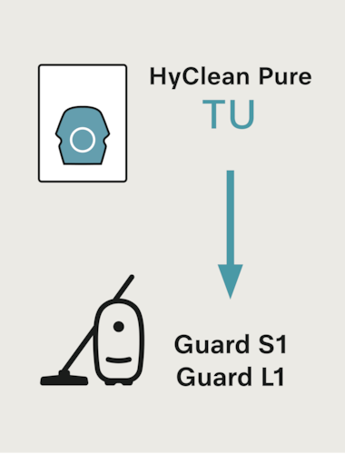 TU Allergy XL HyClean Pure product photo Laydowns Back View L