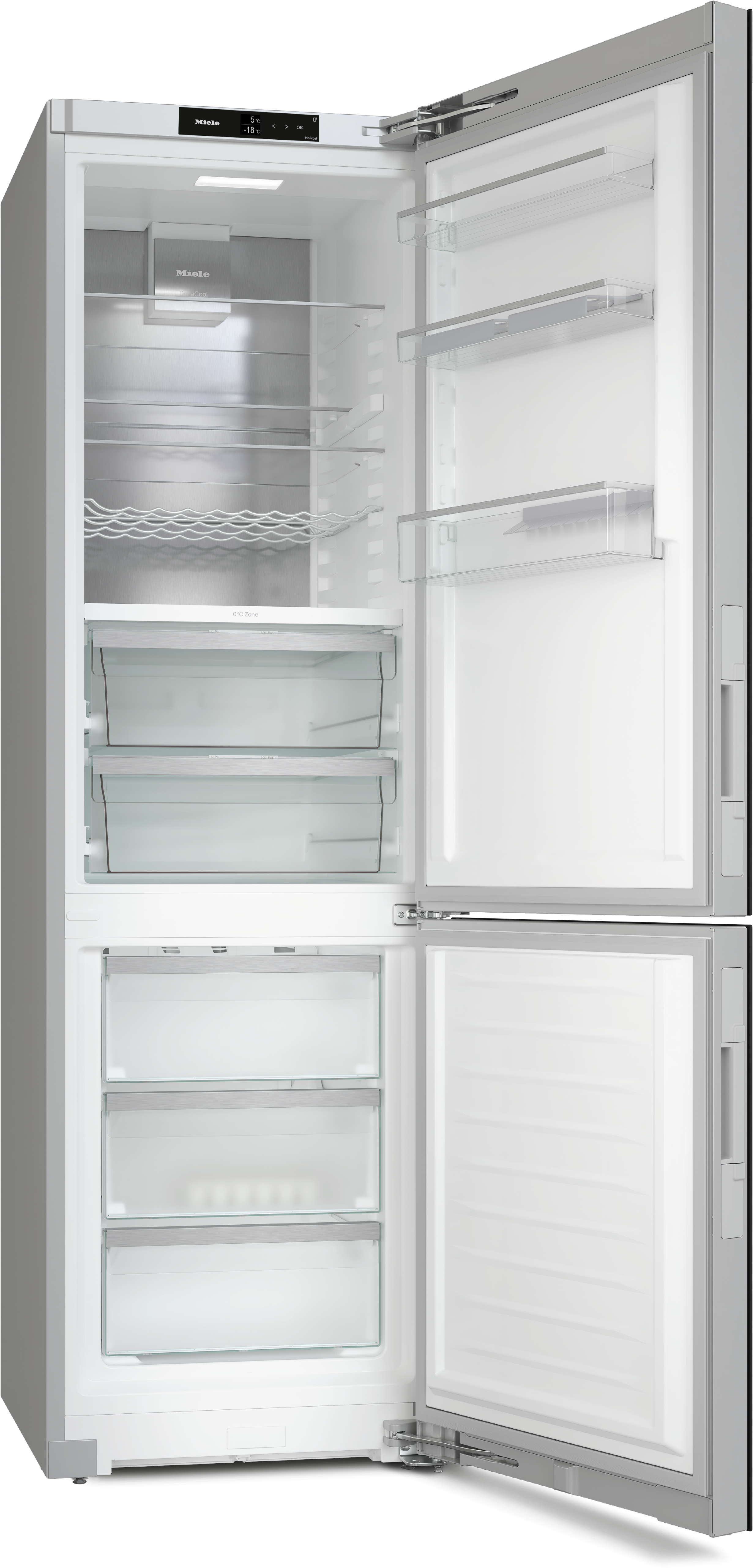 Miele - KFN 4799 AD Obszidiánfekete matt – Szabadonálló hűtő-fagyasztó - 3 Miele - KFN 4799 AD Obszidiánfekete matt – Szabadonálló hűtő-fagyasztó - 3