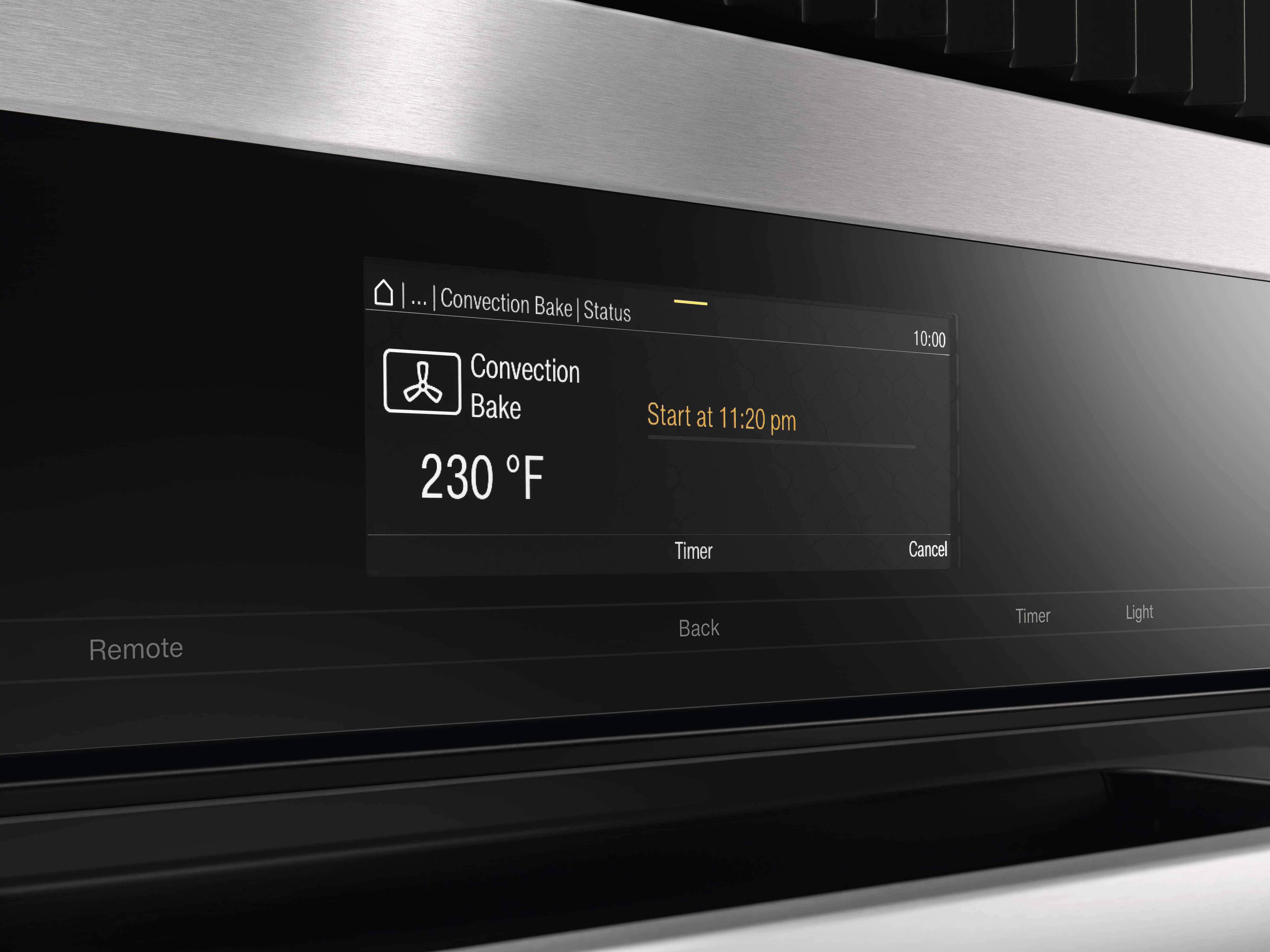 Let your oven take care of time management Let your oven take care of time management