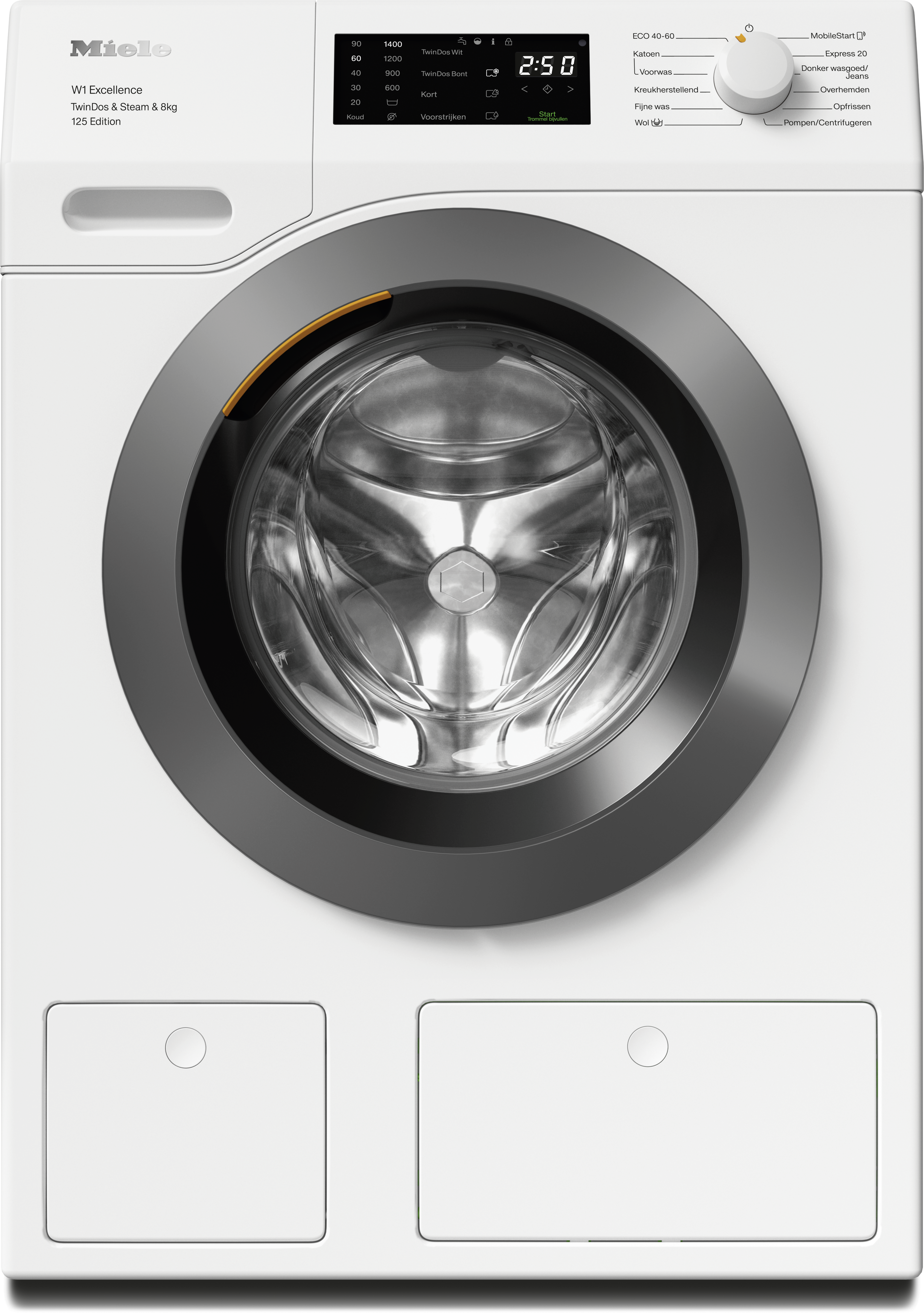 Miele - WEB695 WPS 125 Edition Lotuswit – Wasmachines - 1 Miele - WEB695 WPS 125 Edition Lotuswit – Wasmachines - 1