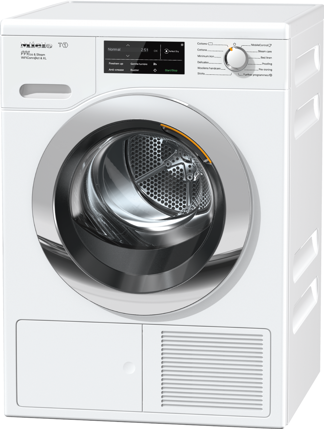 Miele - TCJ 680 WP Eco&Steam WiFi&XL – 衣類乾燥機 - 2 Miele - TCJ 680 WP Eco&Steam WiFi&XL – 衣類乾燥機 - 2