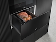 ESW 7020 Obsidian Black Gourmet Warming drawer product photo Laydowns Back View S
