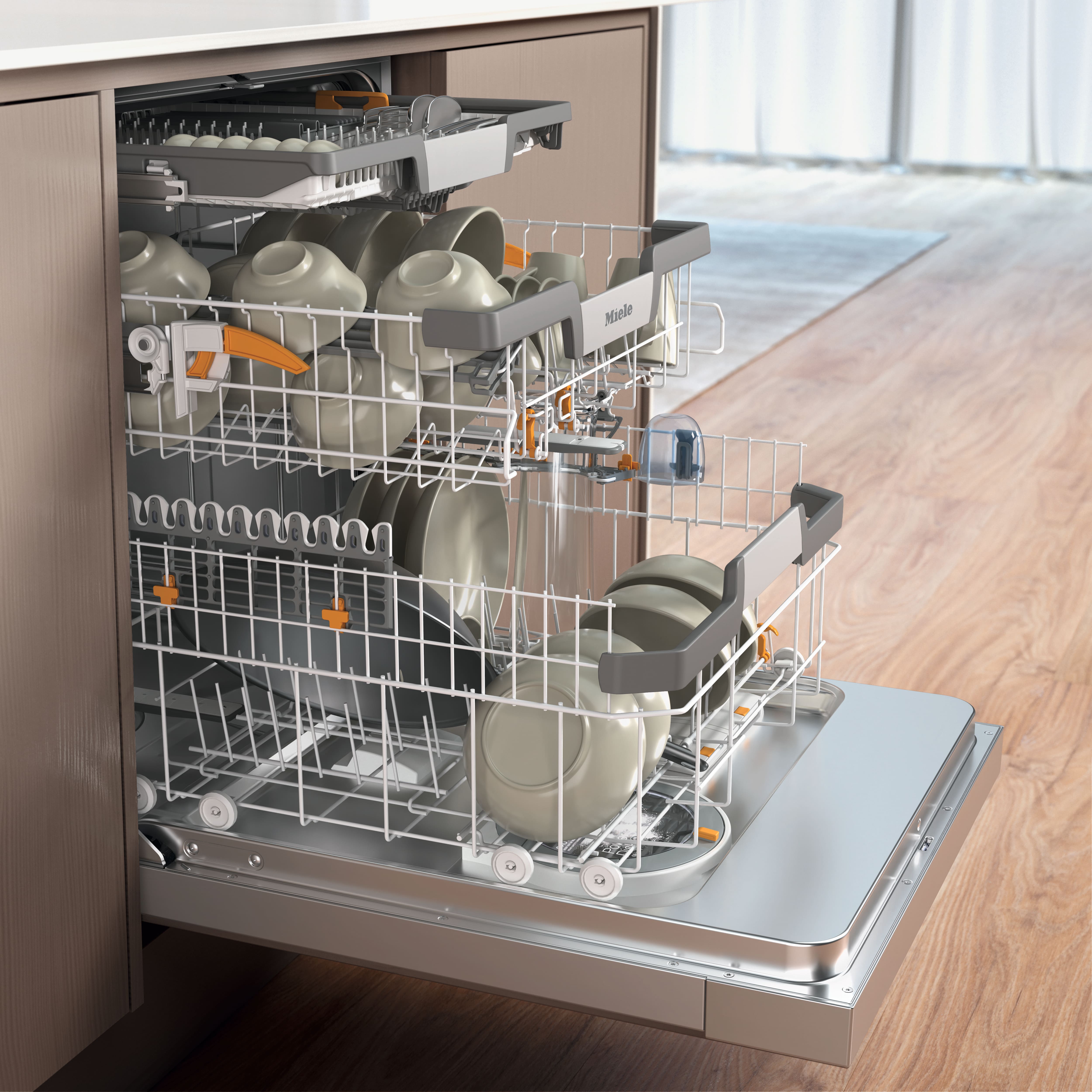 Miele - G 7130 C SCU AutoDos ステンレススチール – ビルトイン食器洗い機 - 3