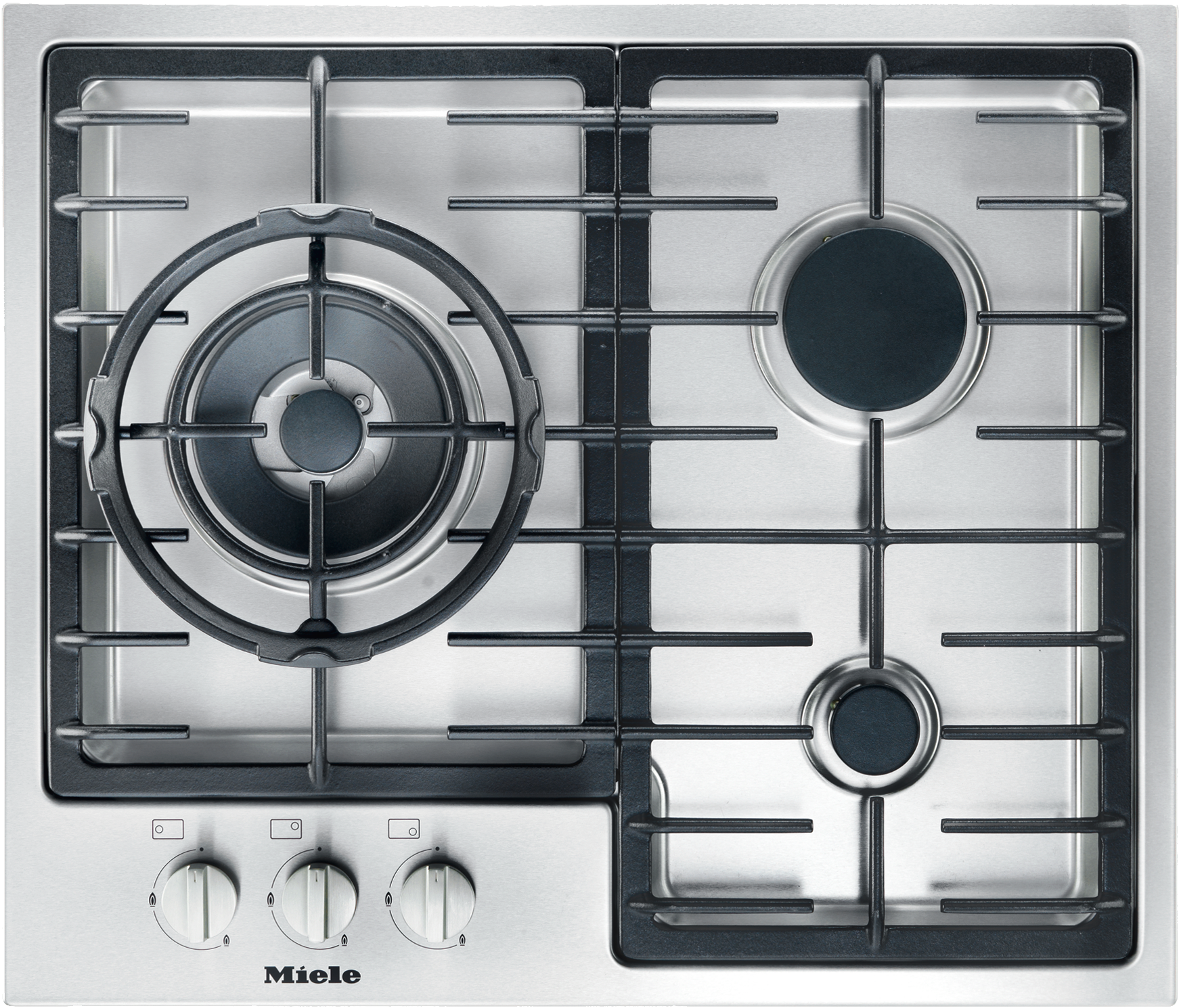 Miele - KM 2312 Acciaio inossidabile – Piani cottura - 1 Miele - KM 2312 Acciaio inossidabile – Piani cottura - 1