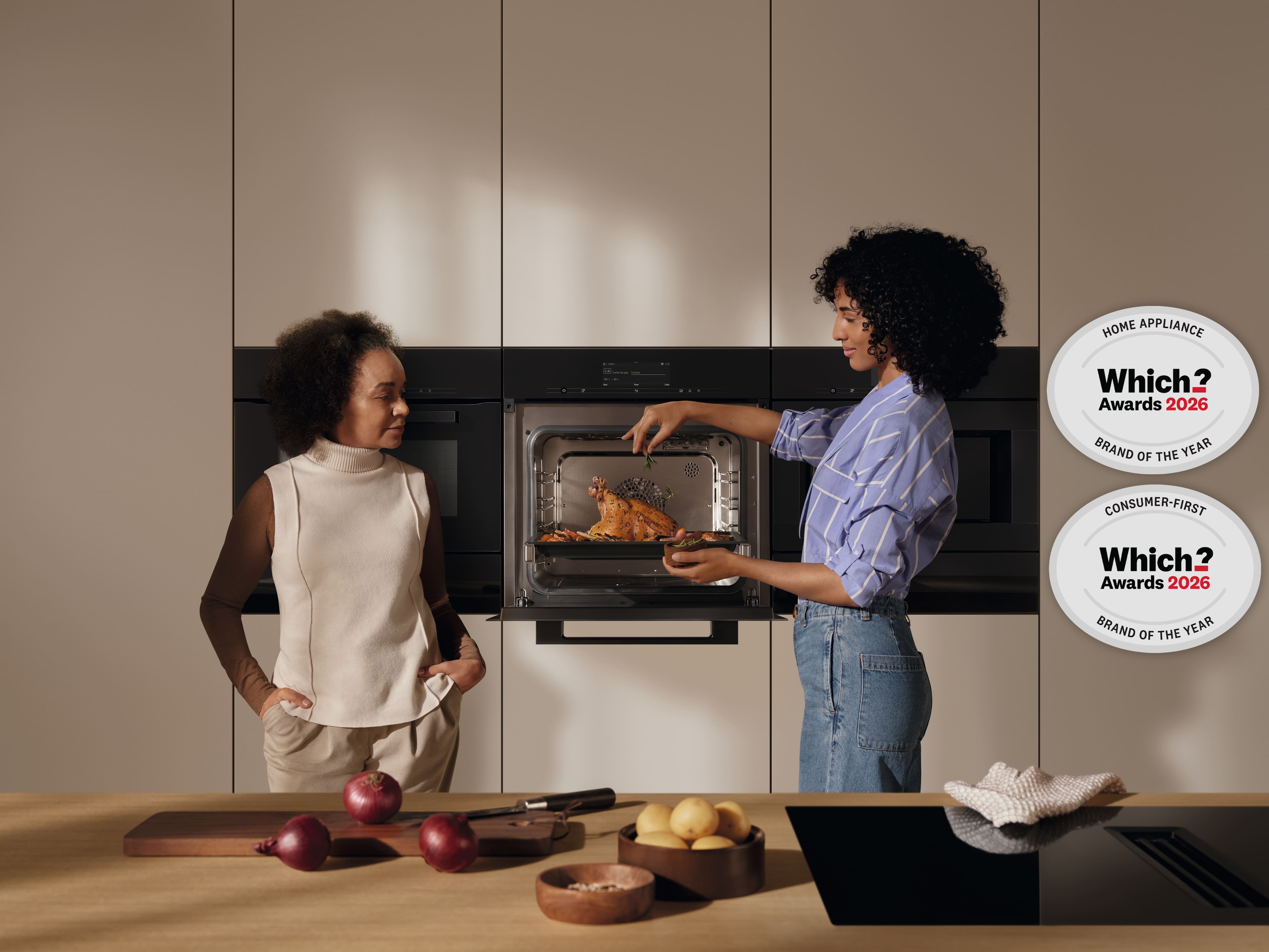Miele kitchen lifestyle with Which awards