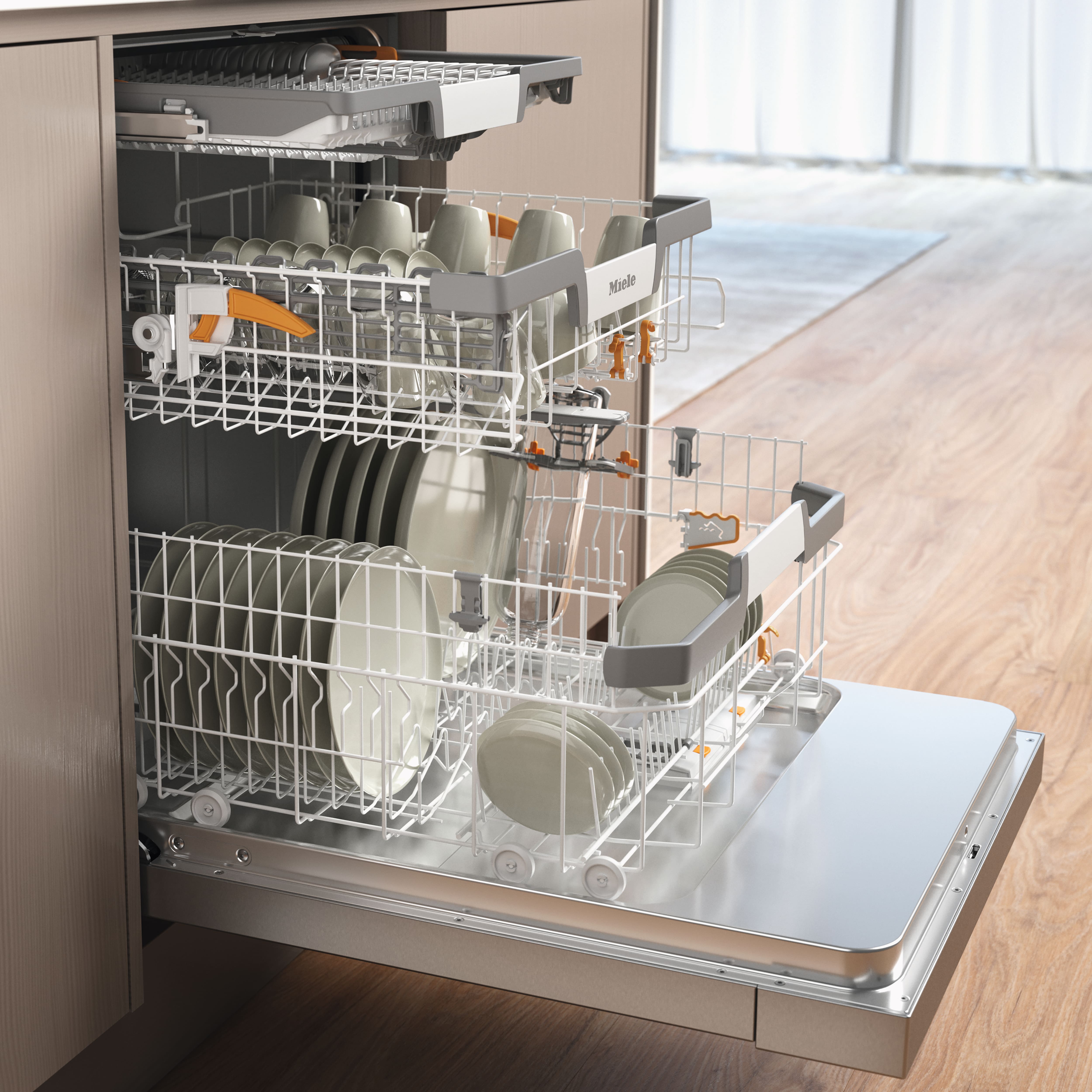 Miele - G 7216 SCU Frontal del aparato CleanSteel – Lavavajillas - 3 Miele - G 7216 SCU Frontal del aparato CleanSteel – Lavavajillas - 3