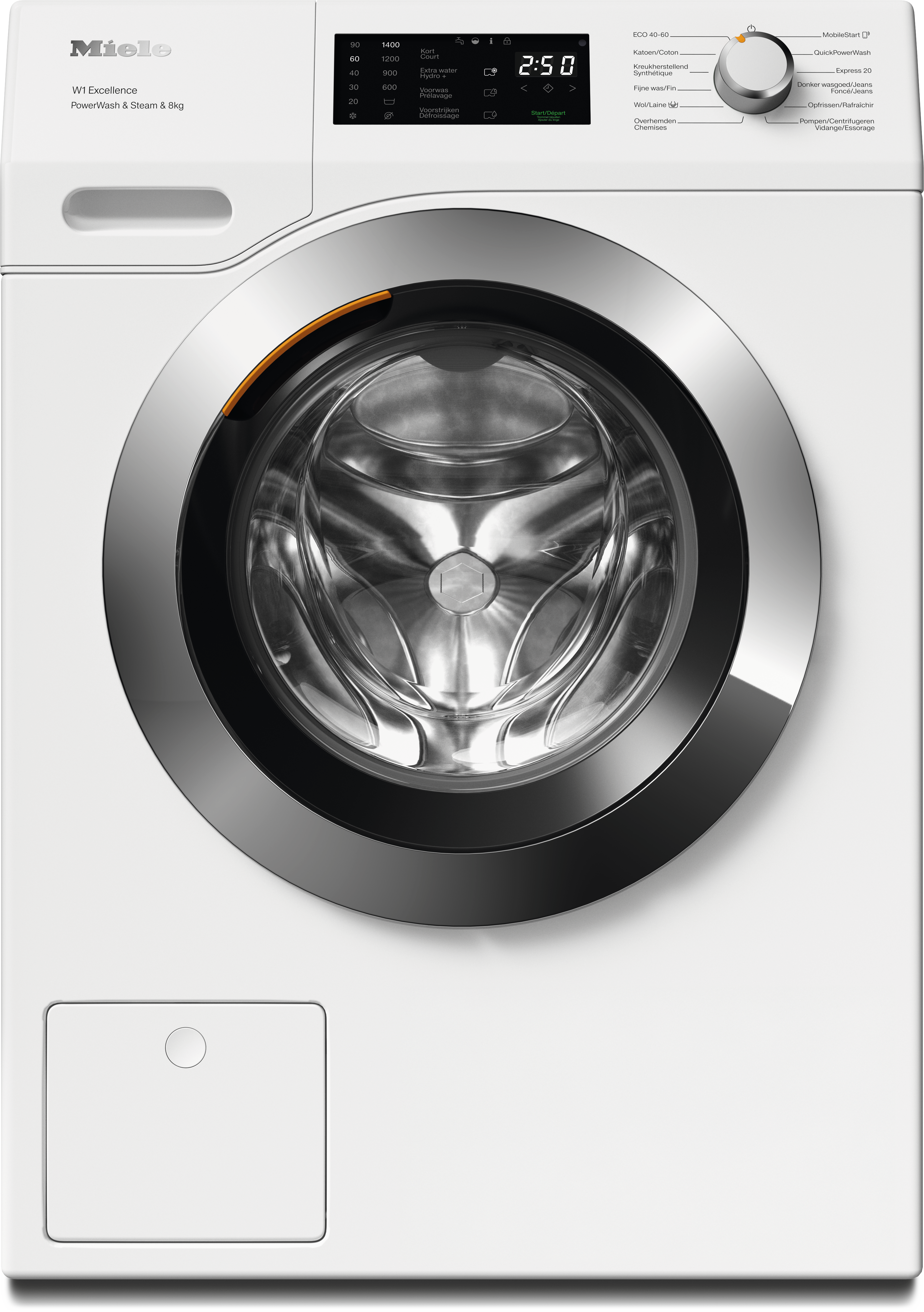 Lave-linge - Lave-linge à chargement frontal - WEE395 WPS PWash&Steam&8kg