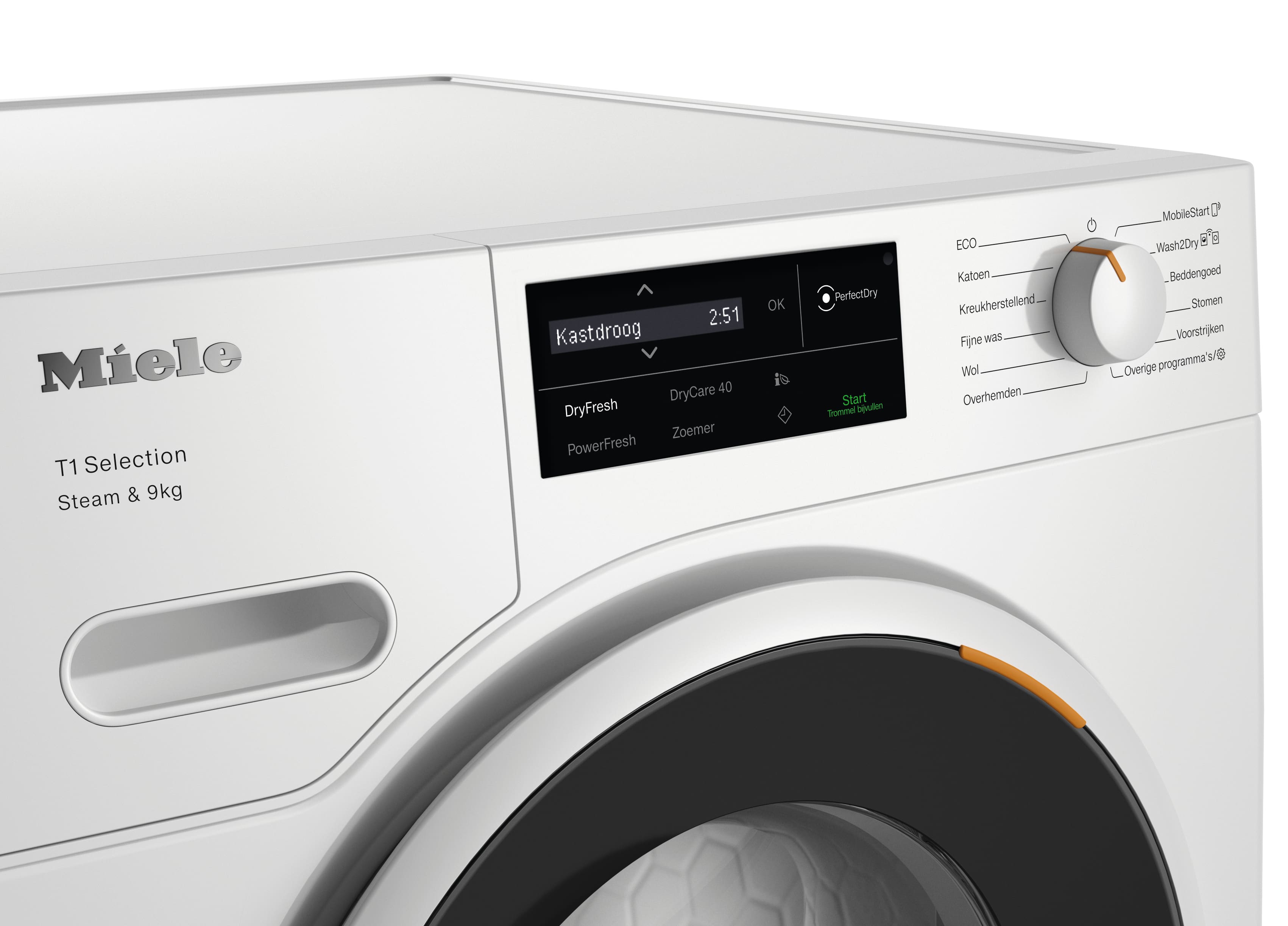 Miele - TSL783WP Steam&9kg Lotuswit – Drogers - 3