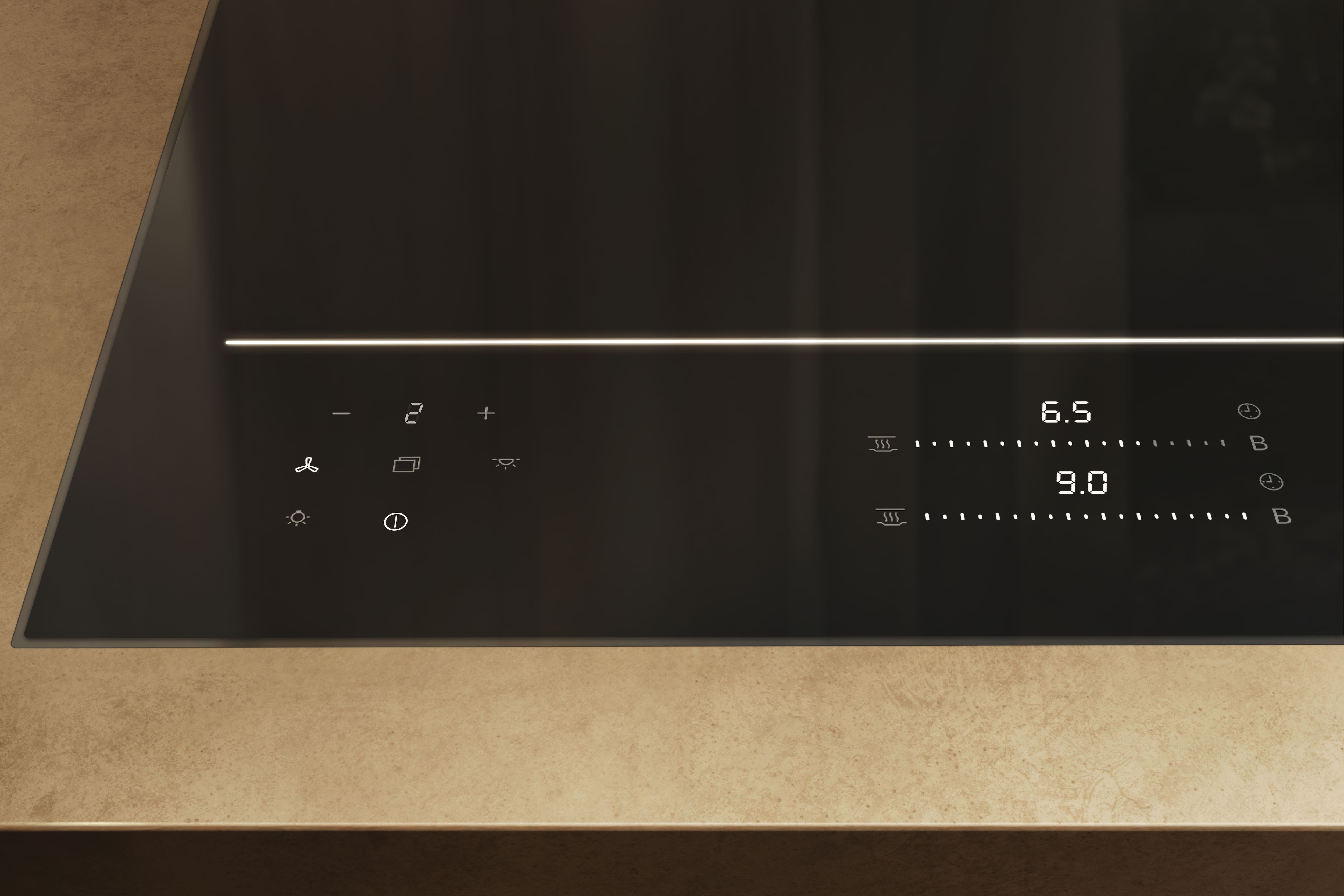 Miele - KM 8895 FL Diamond&MSense – Plīts virsmas - 3 Miele - KM 8895 FL Diamond&MSense – Plīts virsmas - 3