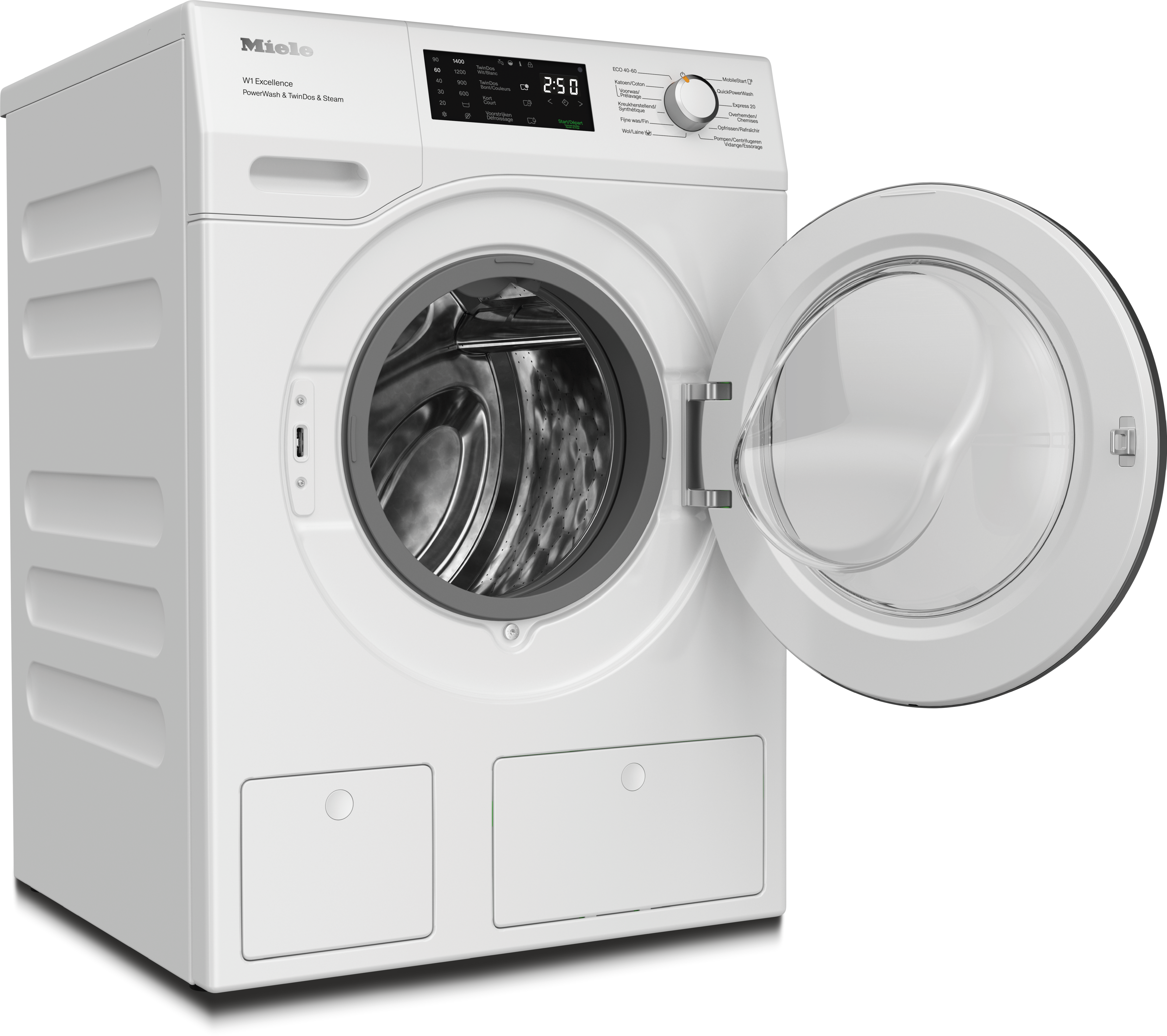 Miele - WEG895 WPS PWash&TDos&Steam – Lave-linge - 2