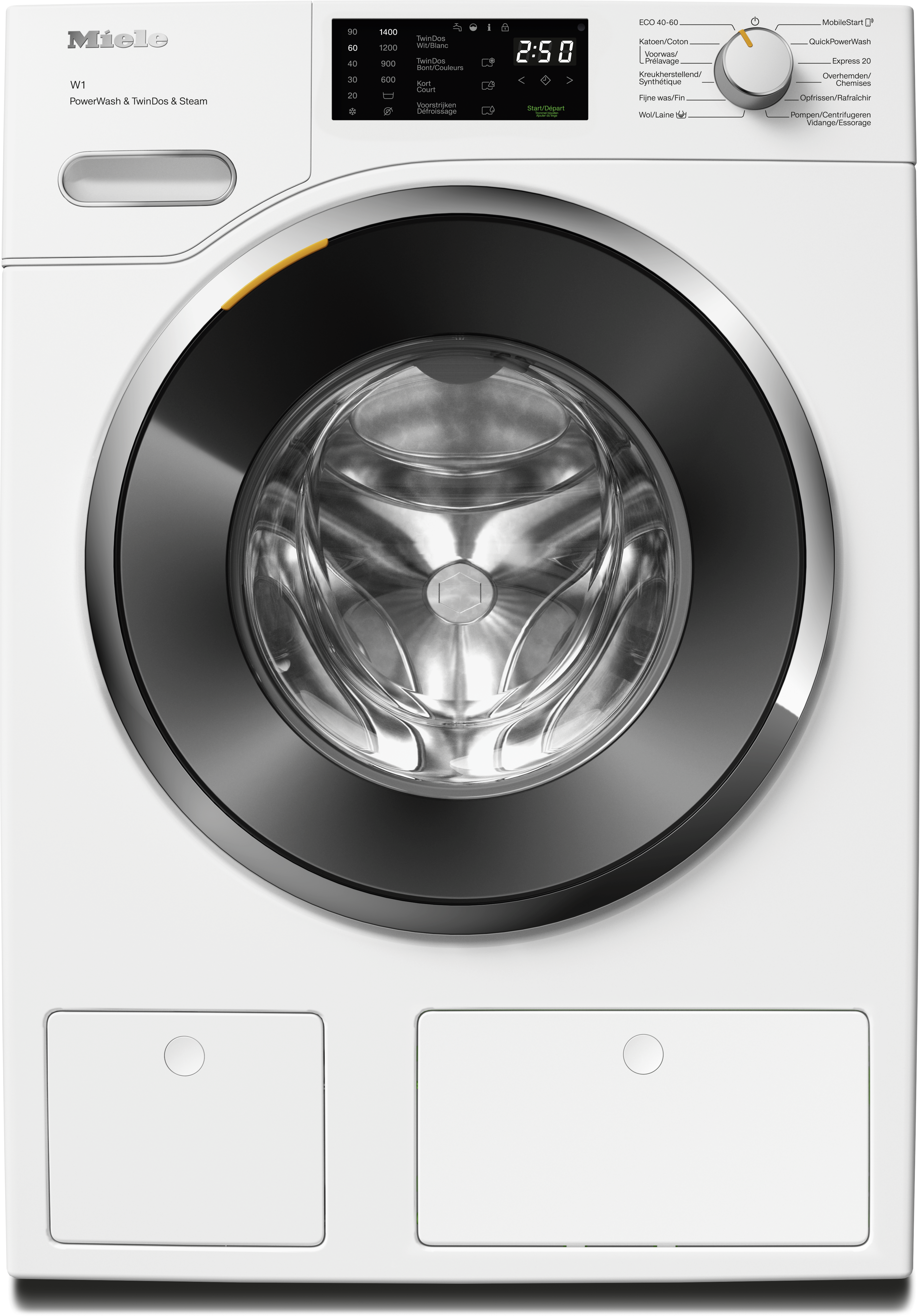 Lave-linge - Lave-linge à chargement frontal - WWG880 WPS PWash&TDos&Steam