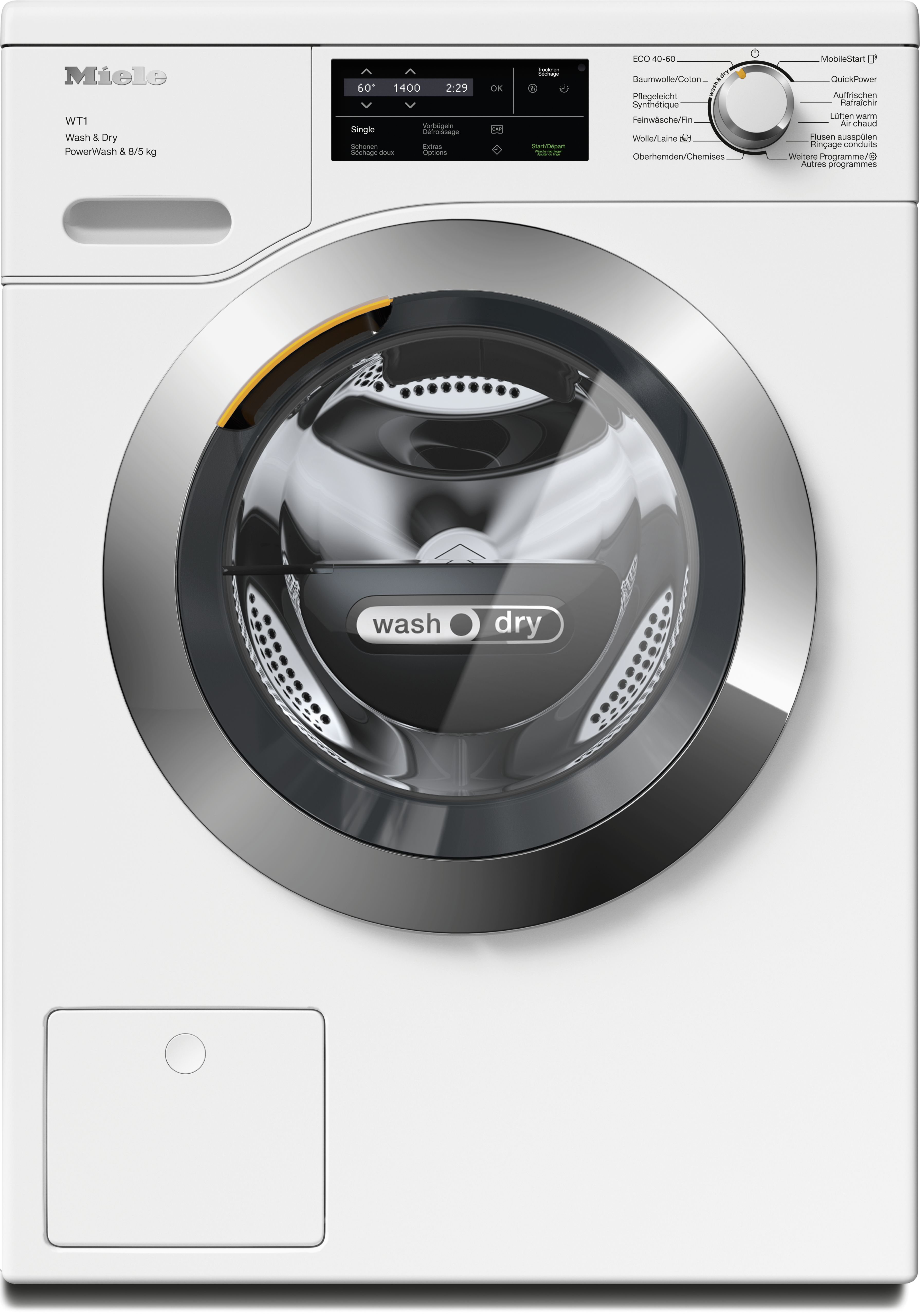 Miele - WTI 300-60 CH Lotosweiss – Waschtrockner - 1 Miele - WTI 300-60 CH Lotosweiss – Waschtrockner - 1