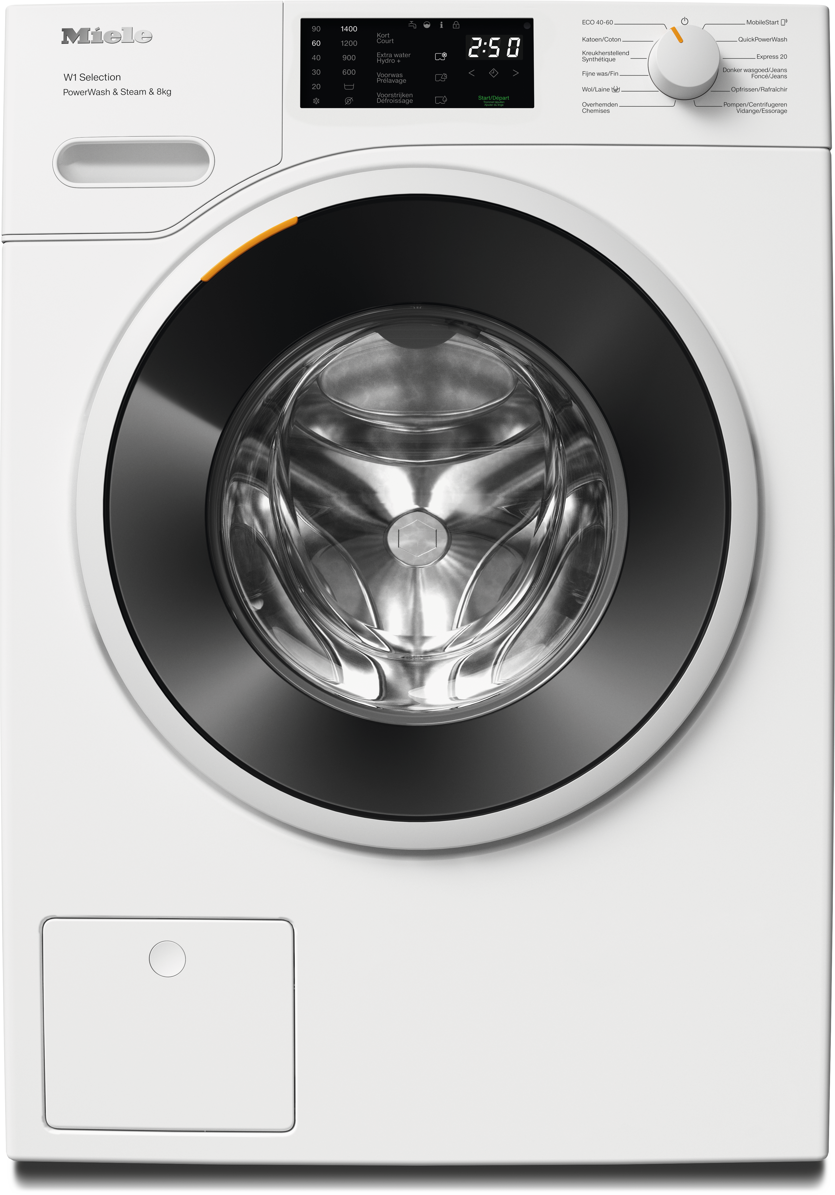 Lave-linge - Lave-linge à chargement frontal - WSE383 WCS PWash&Steam&8kg Lave-linge - Lave-linge à chargement frontal - WSE383 WCS PWash&Steam&8kg