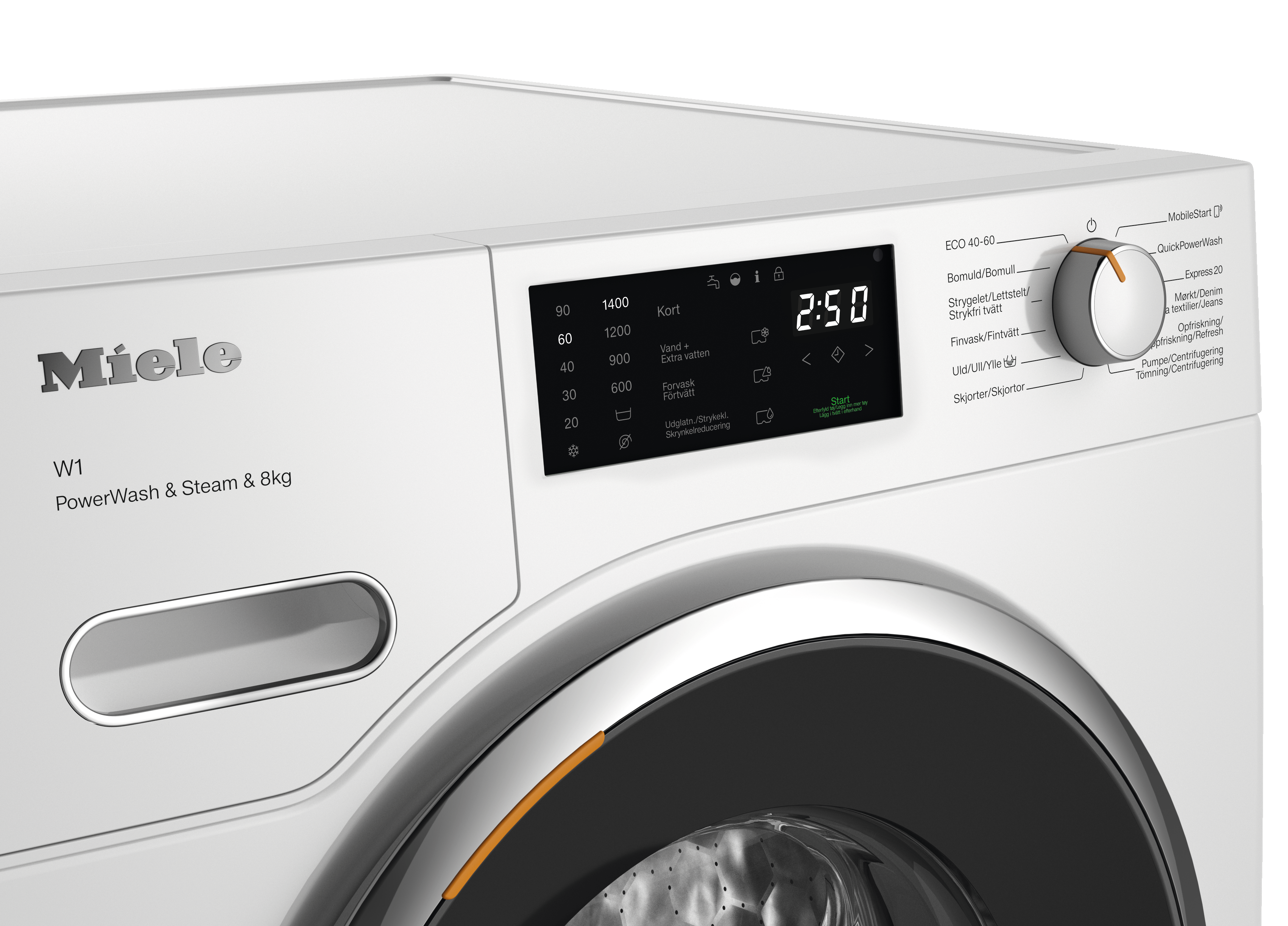 Miele - WWE380 WCS PWash&Steam&8kg – Vaskemaskiner - 4 Miele - WWE380 WCS PWash&Steam&8kg – Vaskemaskiner - 4