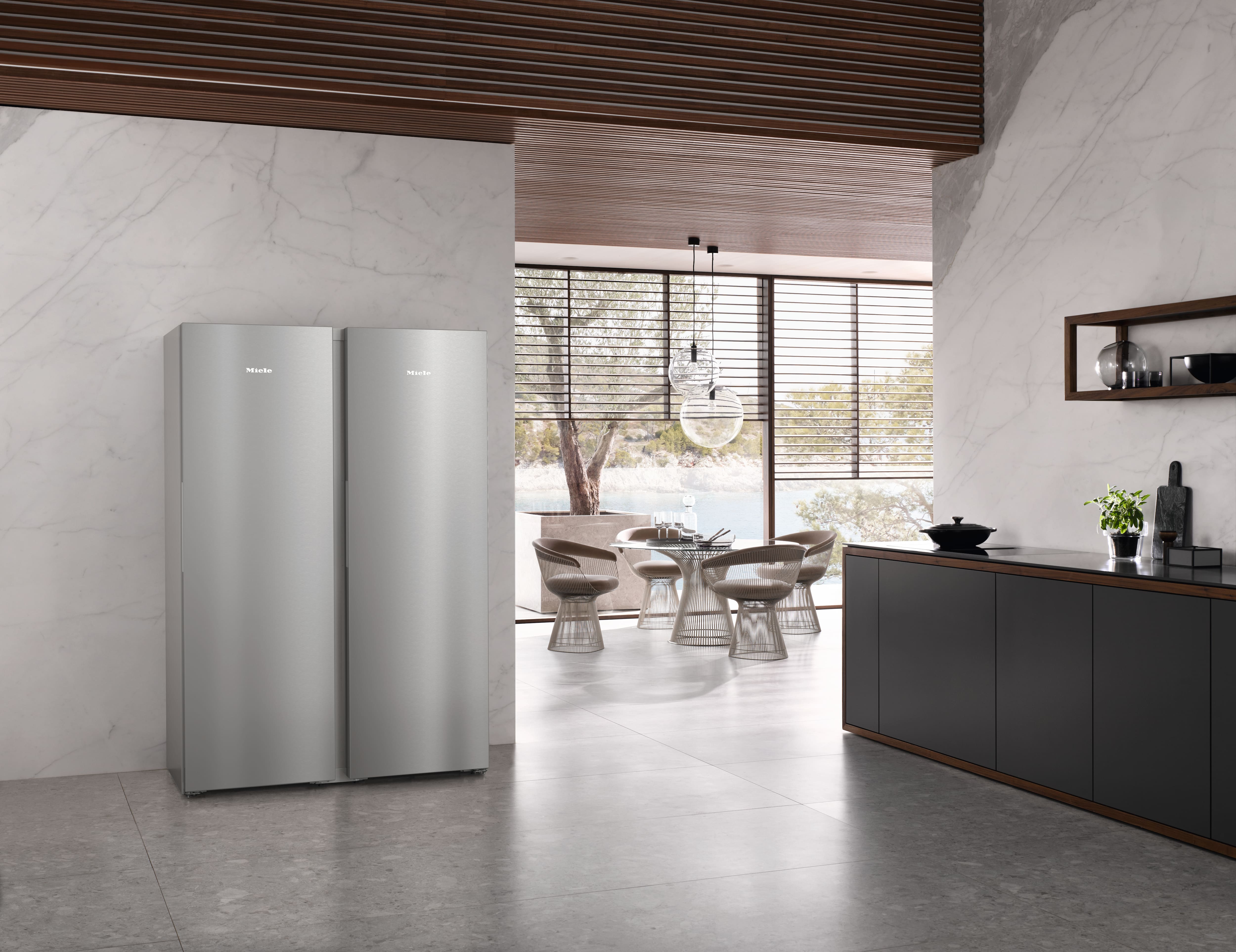 Miele - KS 4383 ED 스테인리스 스틸 클린스틸 기기 전면 – 모든 냉장고 - 7