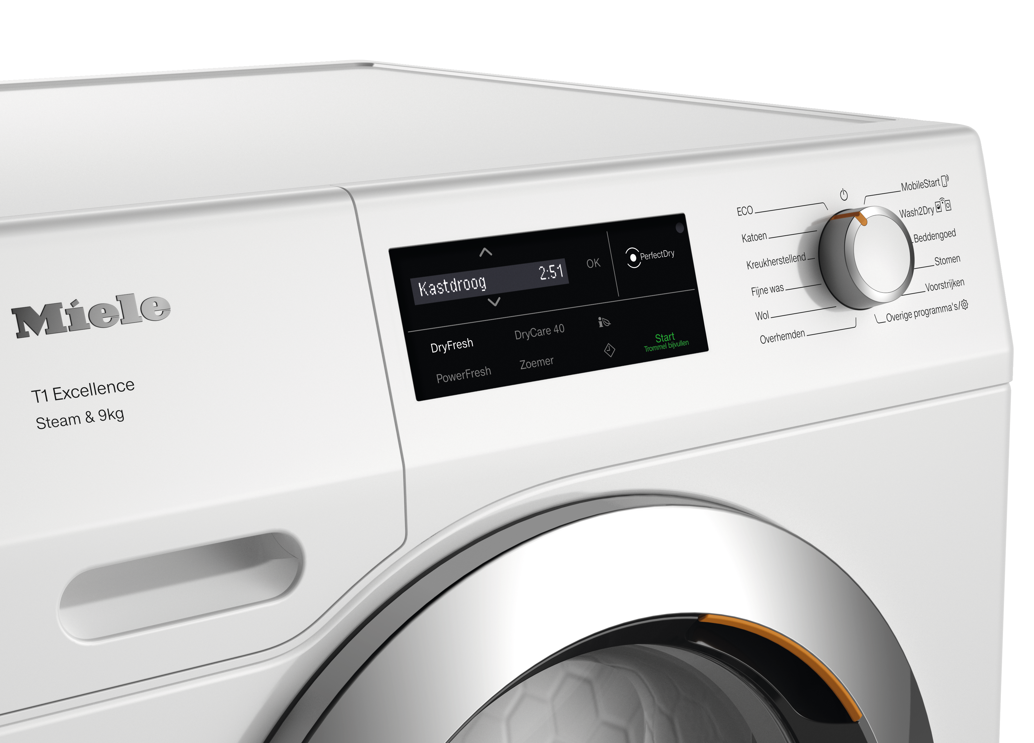 Miele - TEL695WP Steam&9kg Lotuswit – Drogers - 3