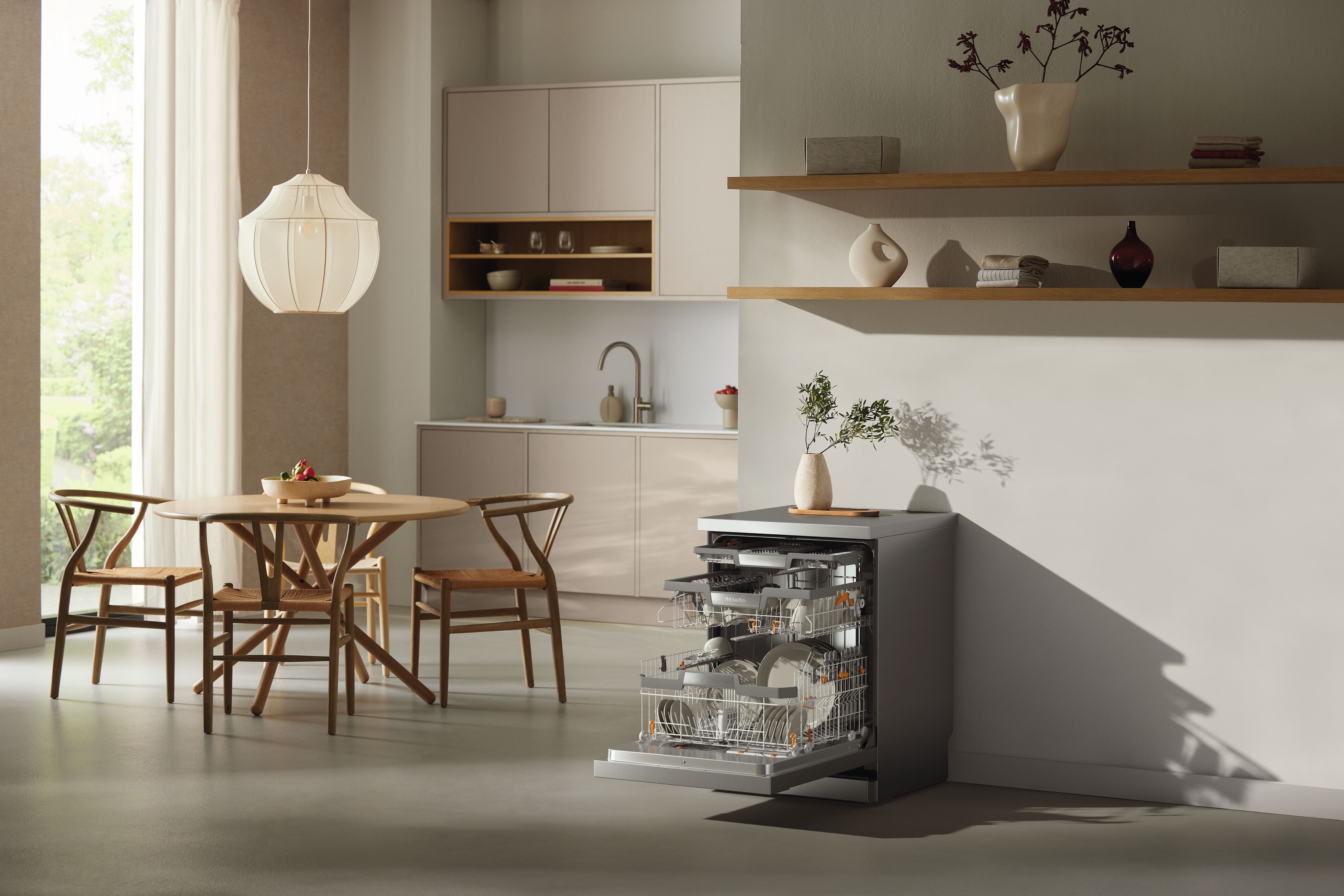 Miele - G 7623 SC AutoDos E Edelstahl CleanSteel – Geschirrspüler - 7