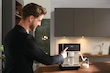 CM 6360 MilkPerfection Obsidian Black Benchtop coffee machine product photo View31 S